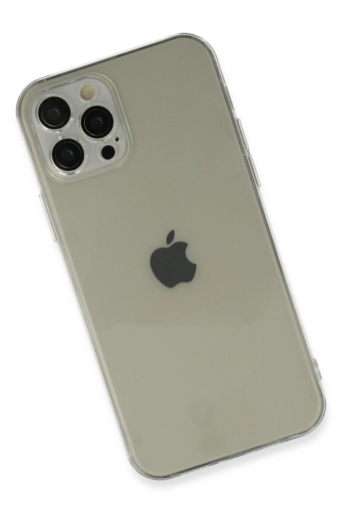NewFace iPhone 12 Pro Max Kılıf Fly Lens Silikon - Şeffaf SVLRS