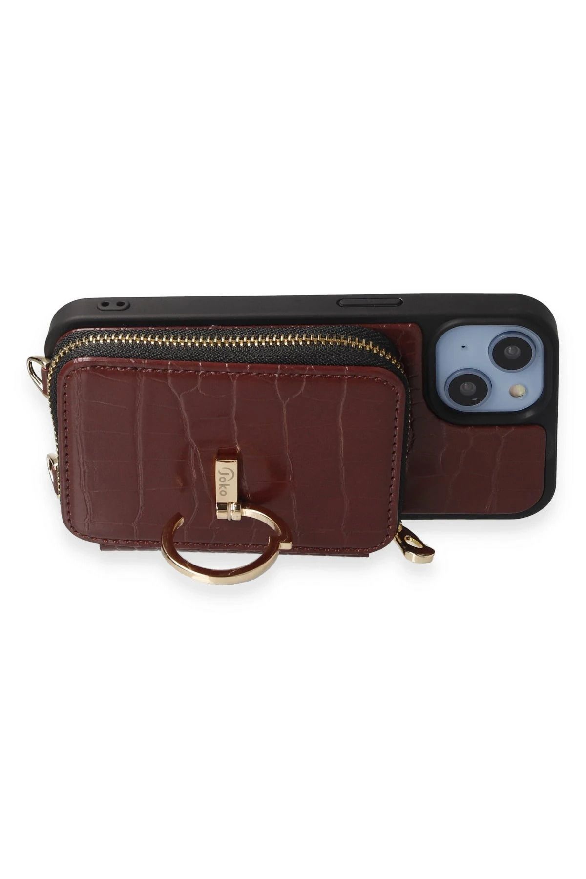 Joko iPhone 14  Uyumlu Kılıf Ermes Kapak - Bordo SVLRS
