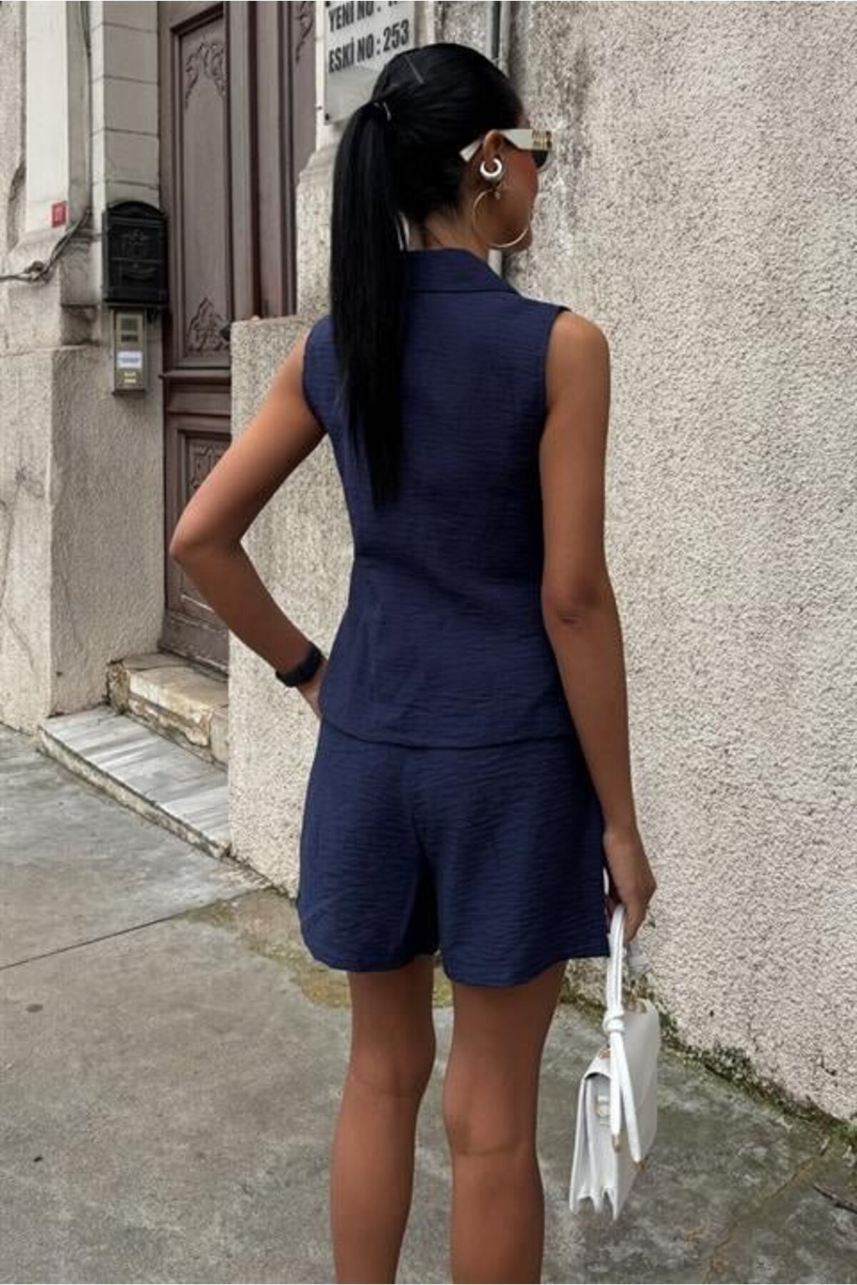 modaserdem-Vest Shorts Viscon Suit 10156-17 6