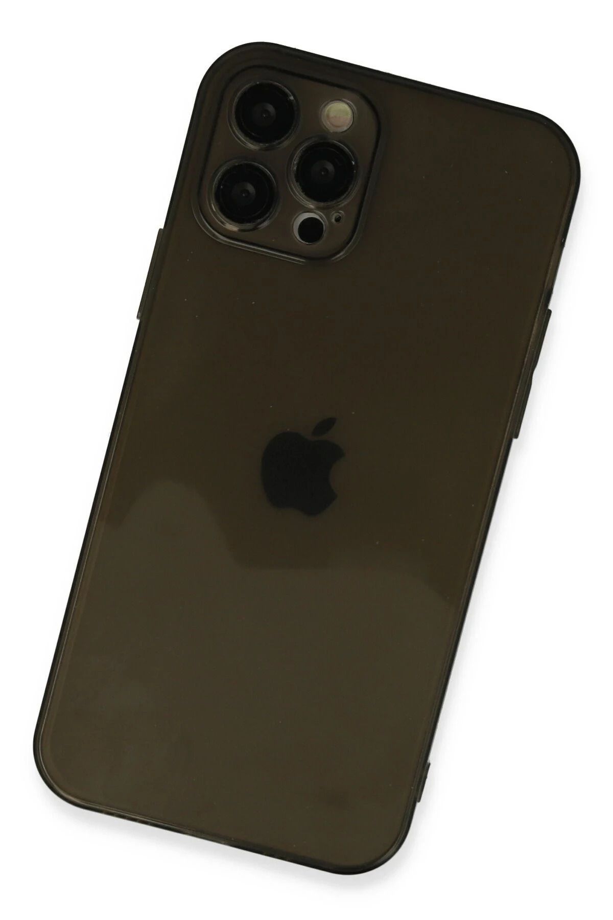 NewFace iPhone 12 Pro Max Kılıf Fly Lens Silikon - Siyah SVLRS
