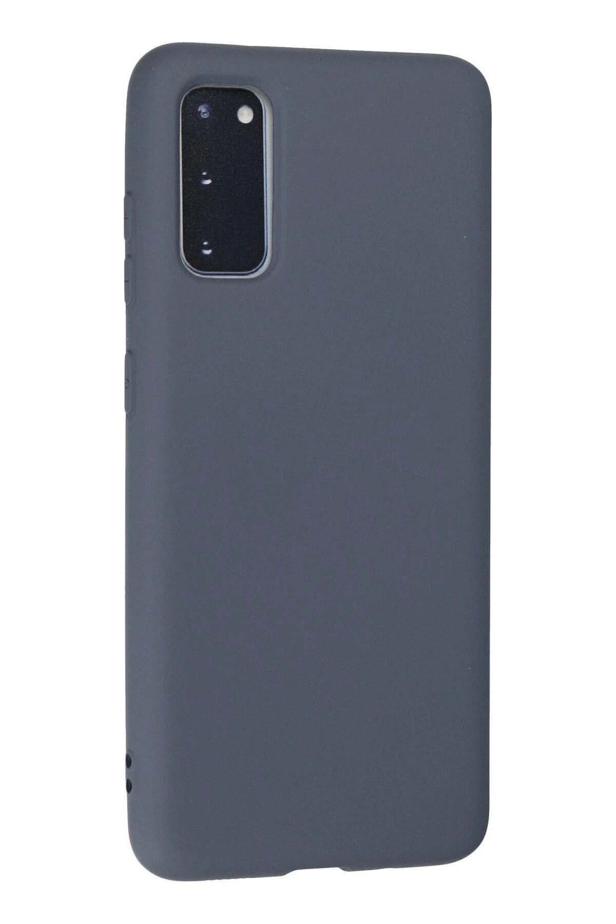NewFace Galaxy S20 Uyumlu Kılıf Nano içi Kadife Silikon - Gri SVLRS