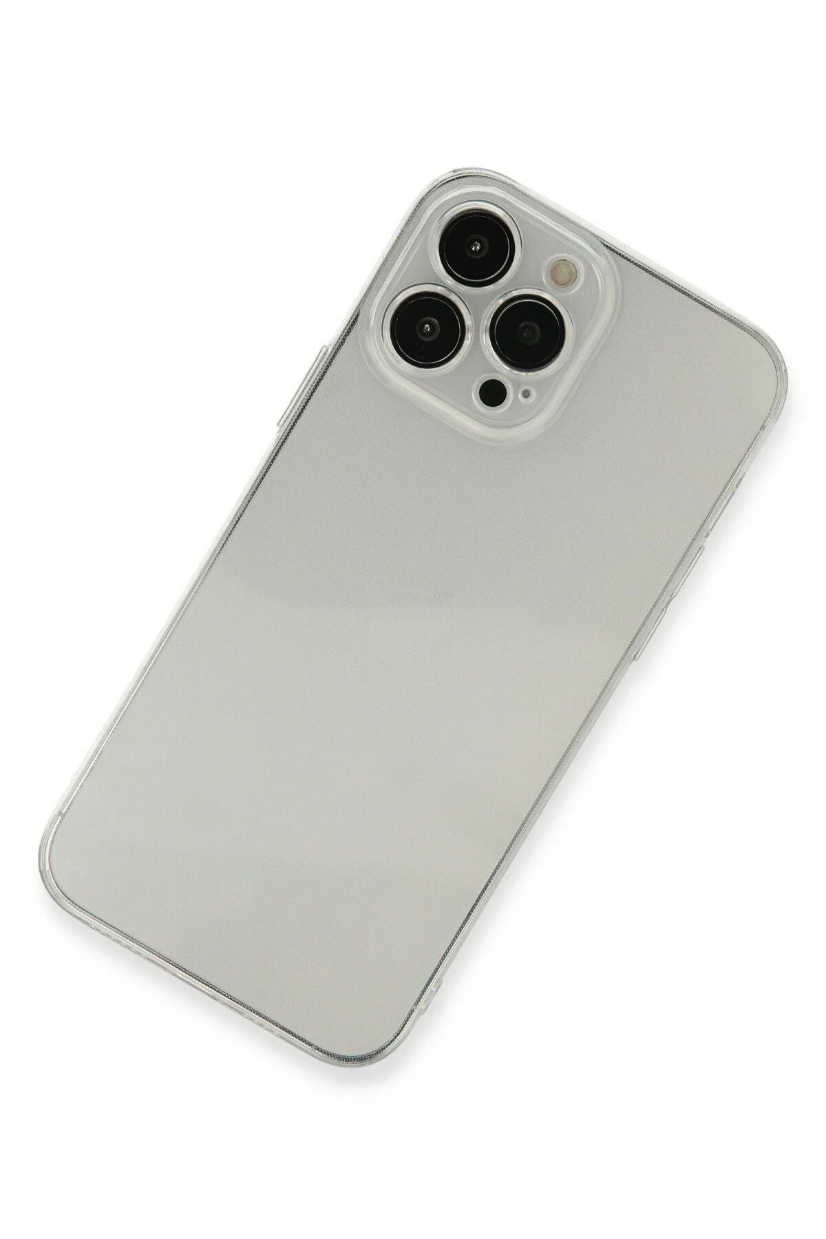 NewFace iPhone 13 Pro Kılıf Fly Lens Silikon - Şeffaf WLZOR