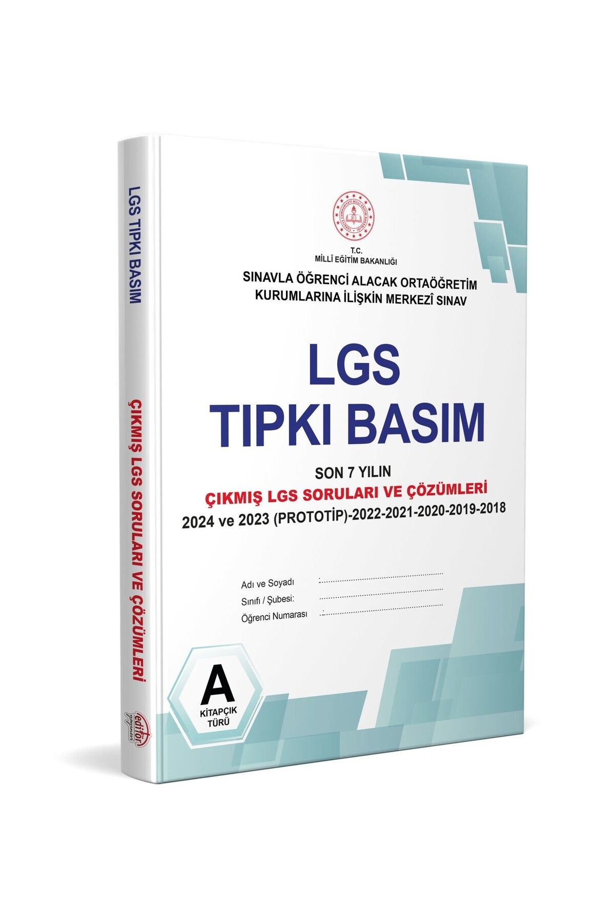 Ankara Kitap Merkezi 8. Sınıf LGS Tıpkı Basım Çıkmış Sorular ve Çözümleri Editör Yayınları