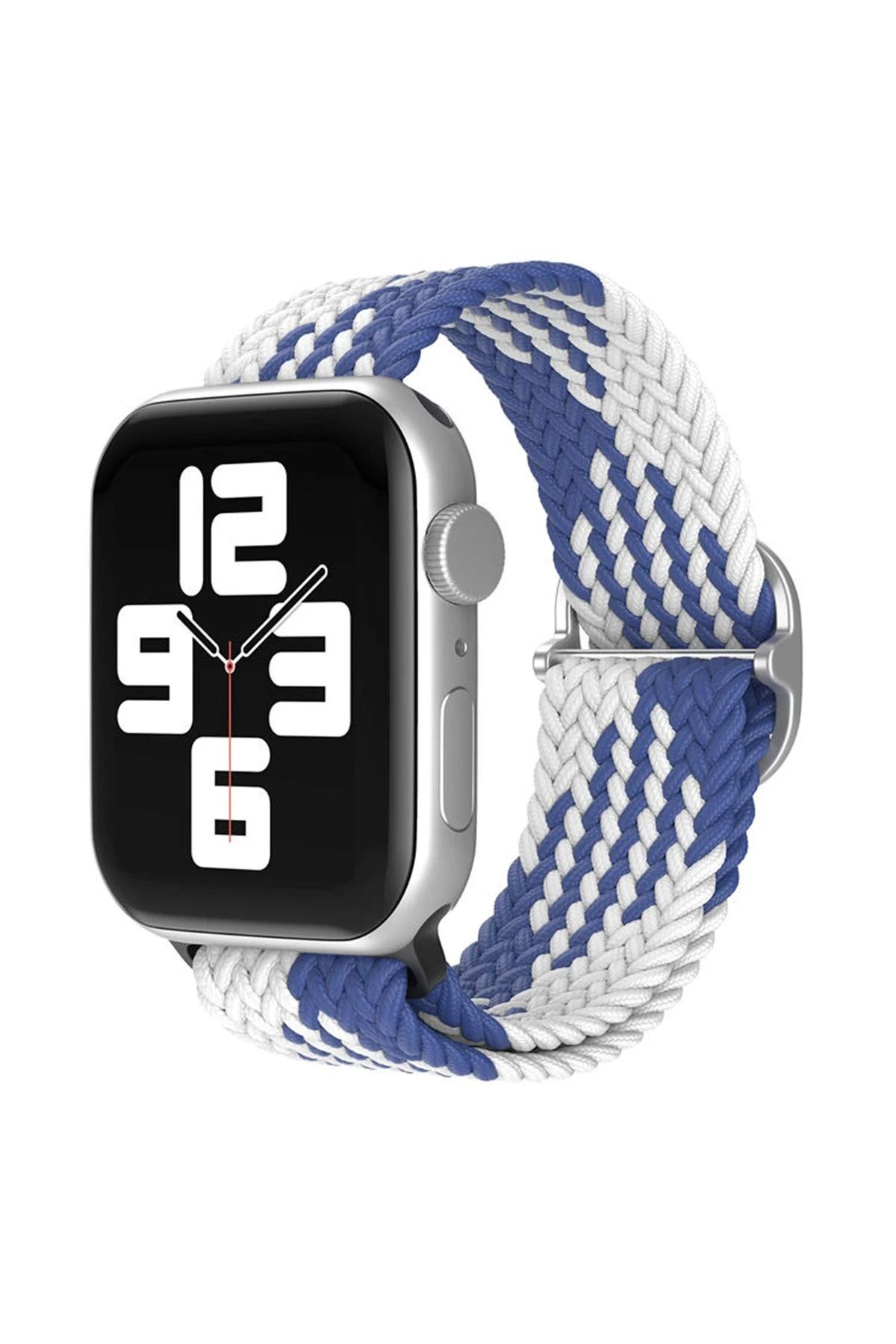 NewFace Apple Watch 38mm Star Kordon - Mavi-Beyaz SVLRS