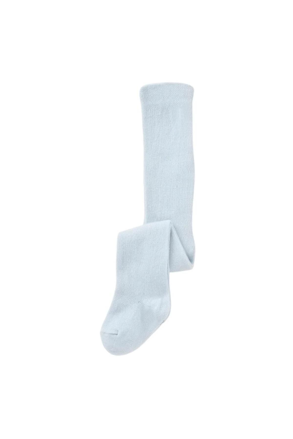 MR RZN STORE Klasik Düz Mavi Külotlu Çorap 68443 Mavi
