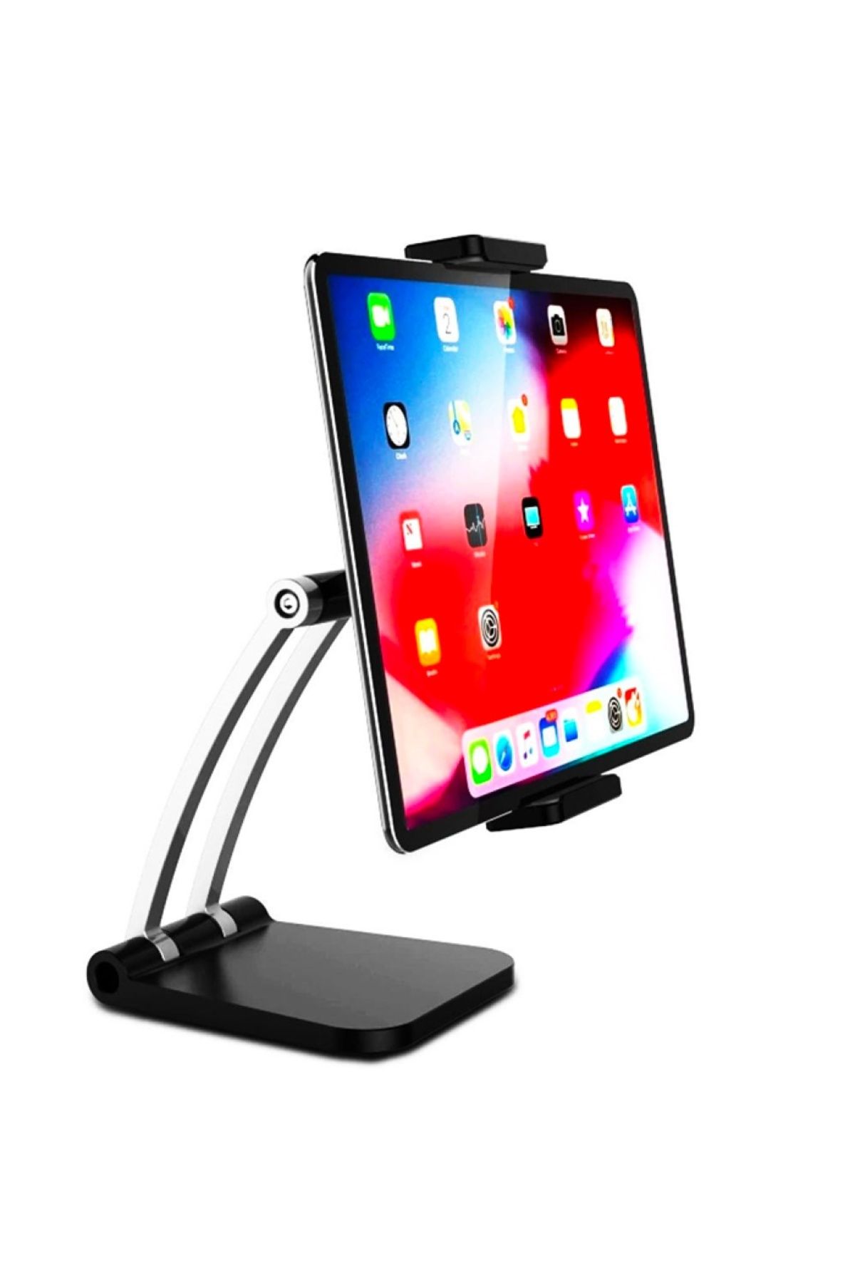bestdijital Q010 Ayarlanabilir Masaüstü Tablet ve Telefon Tutucu Stand (Siyah)