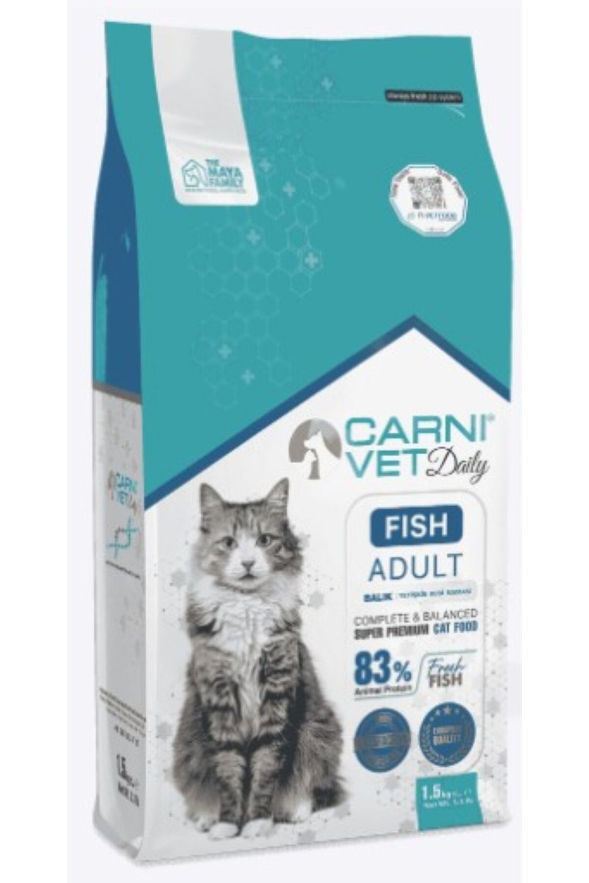 VET CARNi VET DAILY KEDİ BALIK YETİŞKİN 5 kg