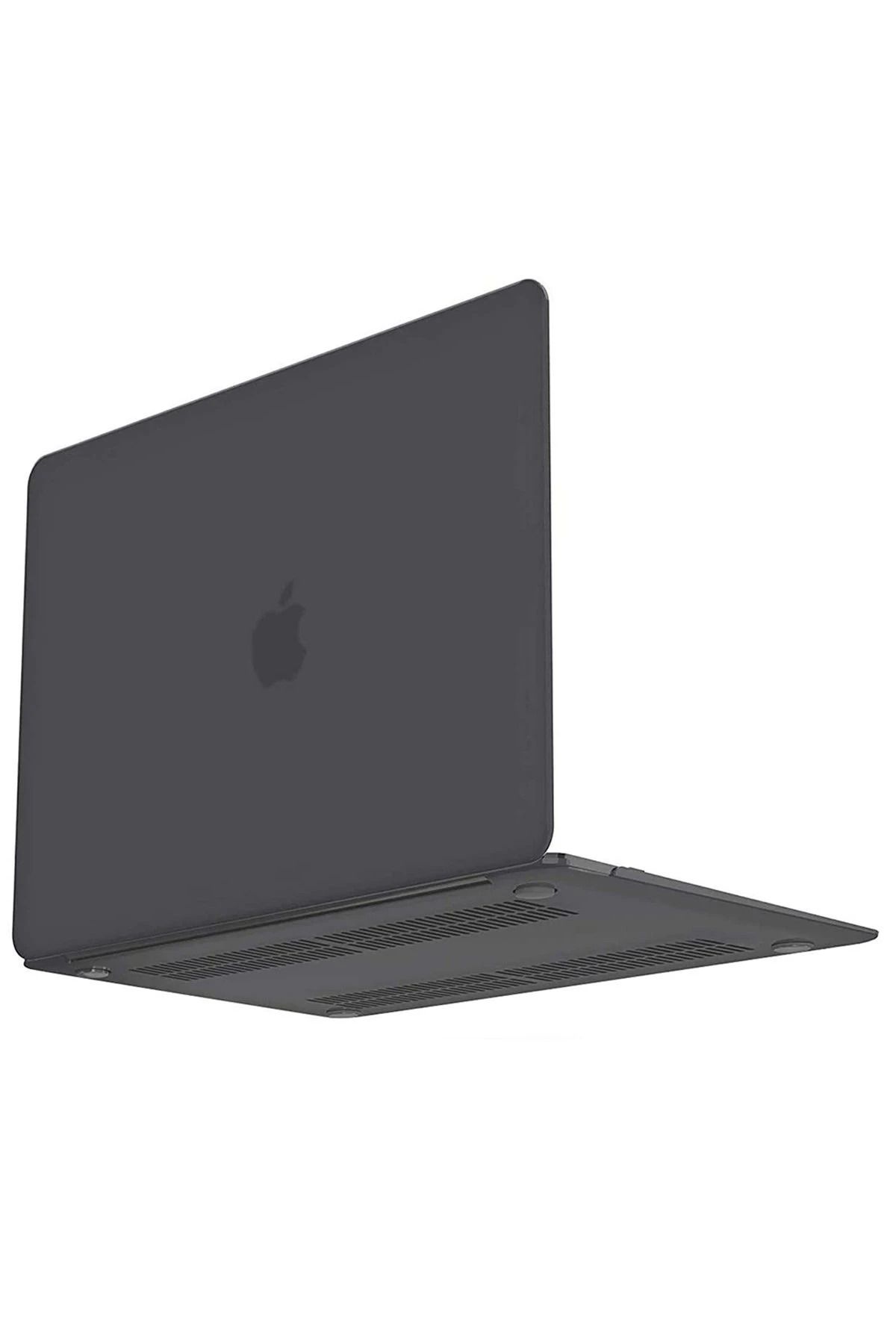 NewFace Macbook Air 13.3 Macbook Buzlu Kapak - Füme SVLRS