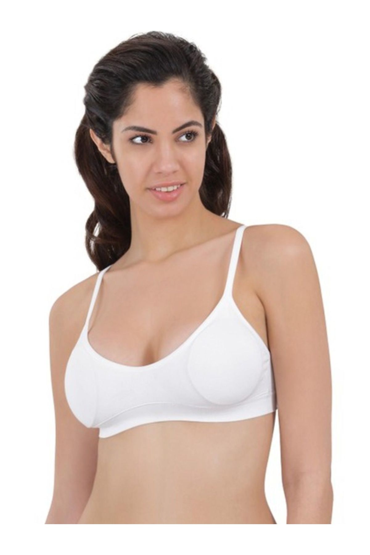 kapsulavm BEYAZ MI Emay 4020 Pedli İnce Askılı Büstiyer