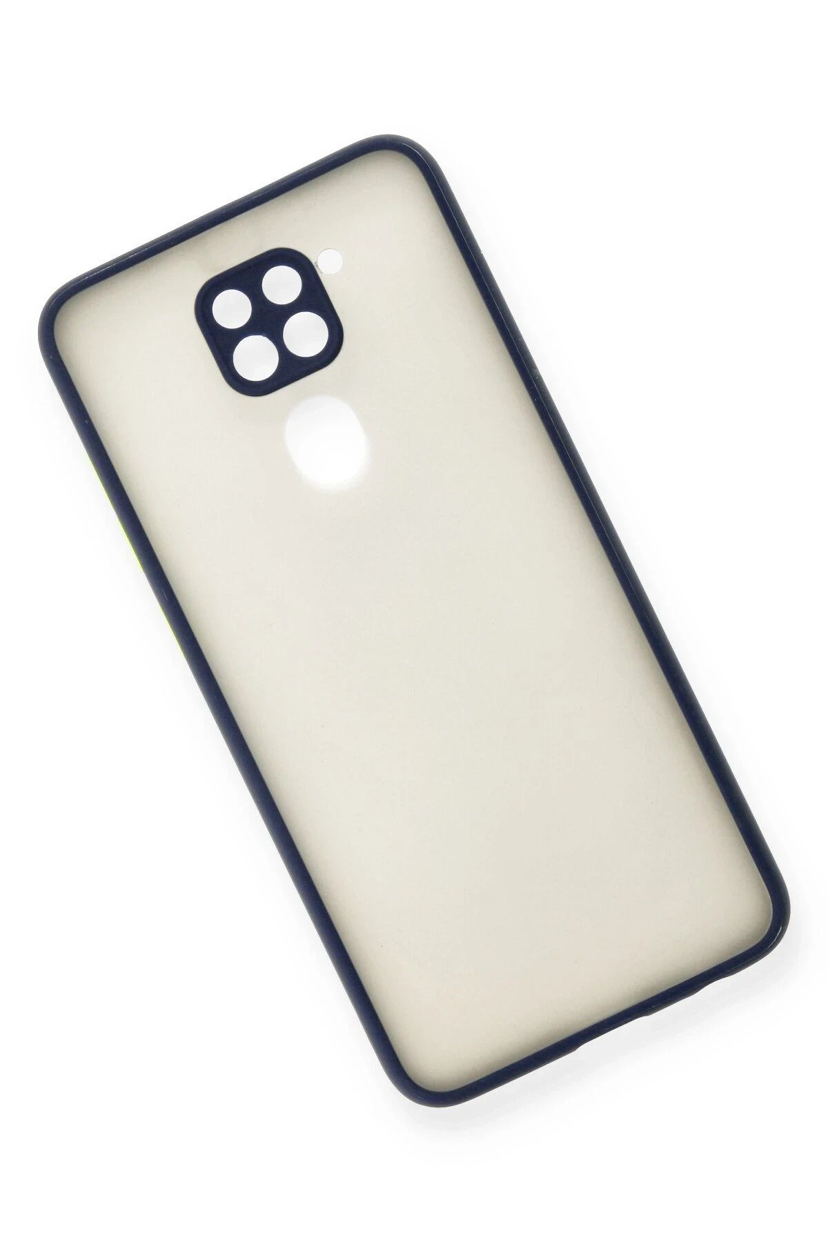 NewFace Xiaomi Redmi Note 9 Kılıf Montreal Silikon Kapak - Lacivert SVLRS