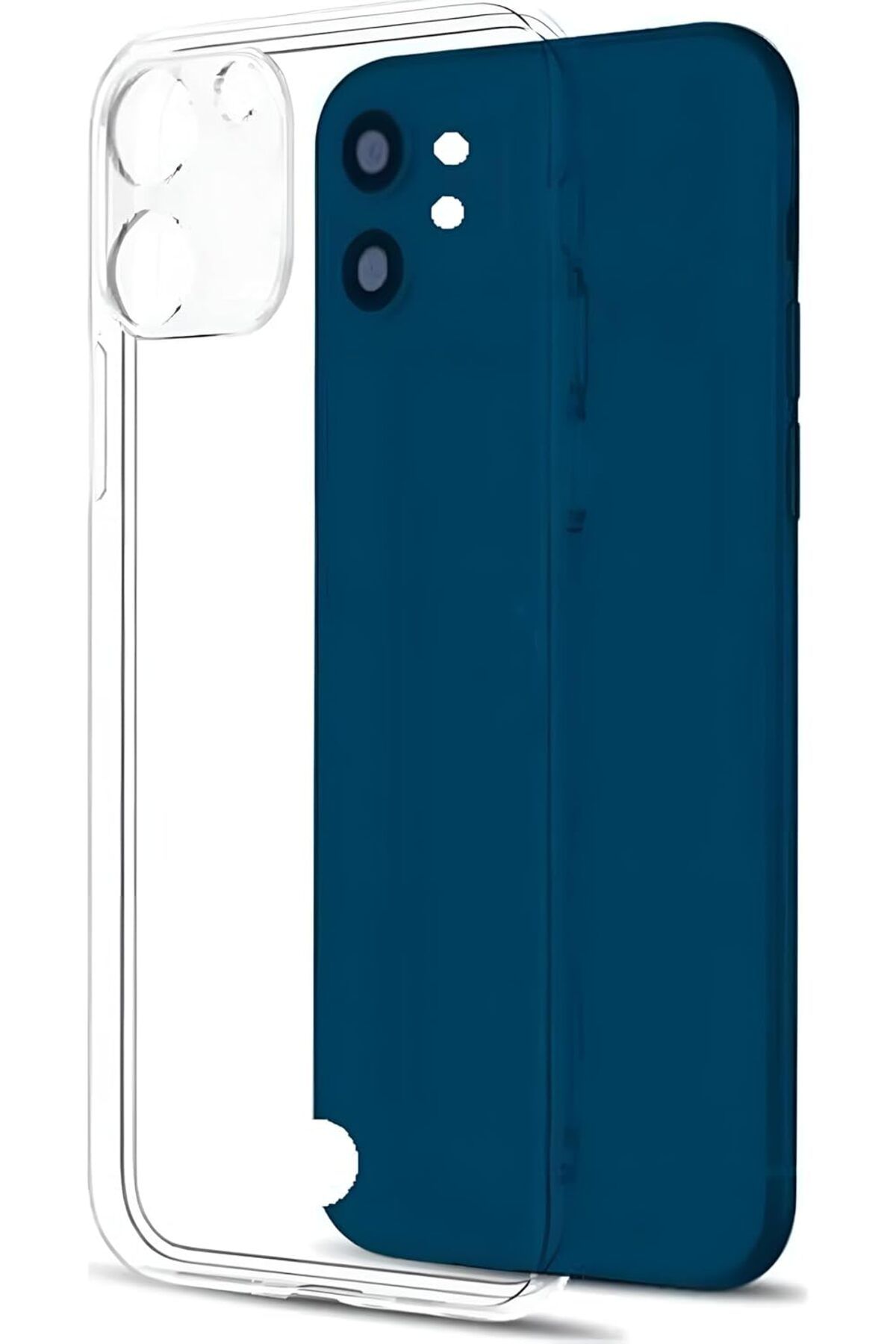 ÇAĞUR çağur S19 Max Pro ile Uyumlu Kılıf Kamera Korumalı Silikon Rubber Arka Kapak Şeffaf (Şeffaf)
