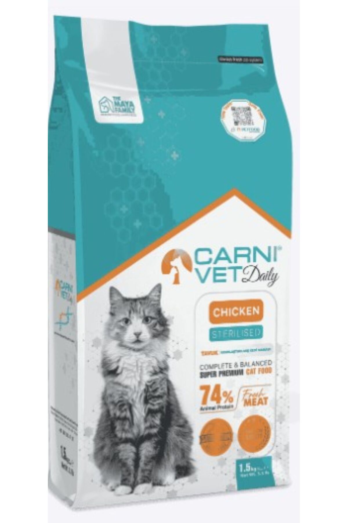 VET CARNi VET DAILY KEDİ TAVUK YETİŞKİN KISIRLAŞTIRILMIŞ 5 kg