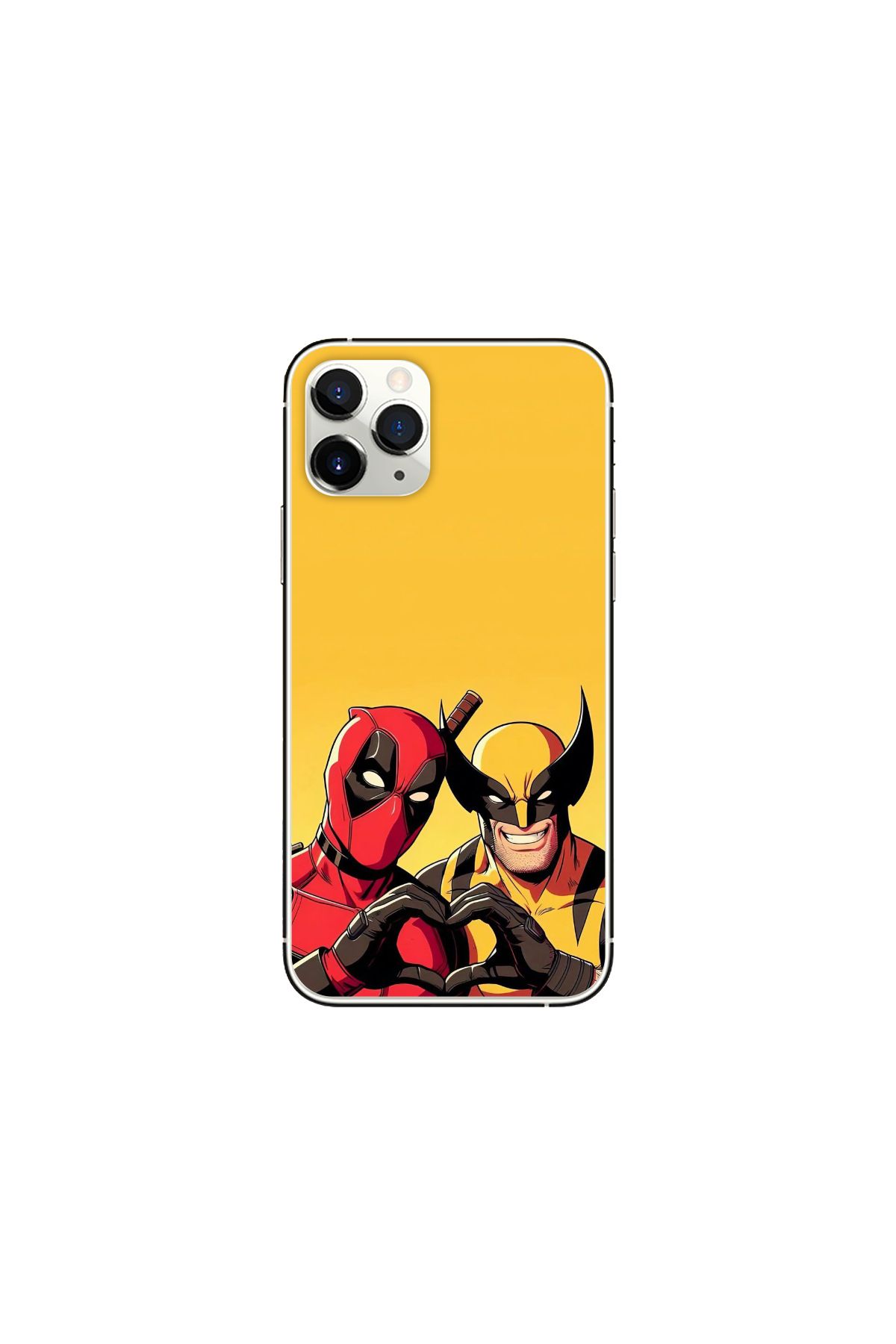 The Bear Case Deadpool Ve Wolverine Desenli iPhone 14 Pro Max Kılıfı