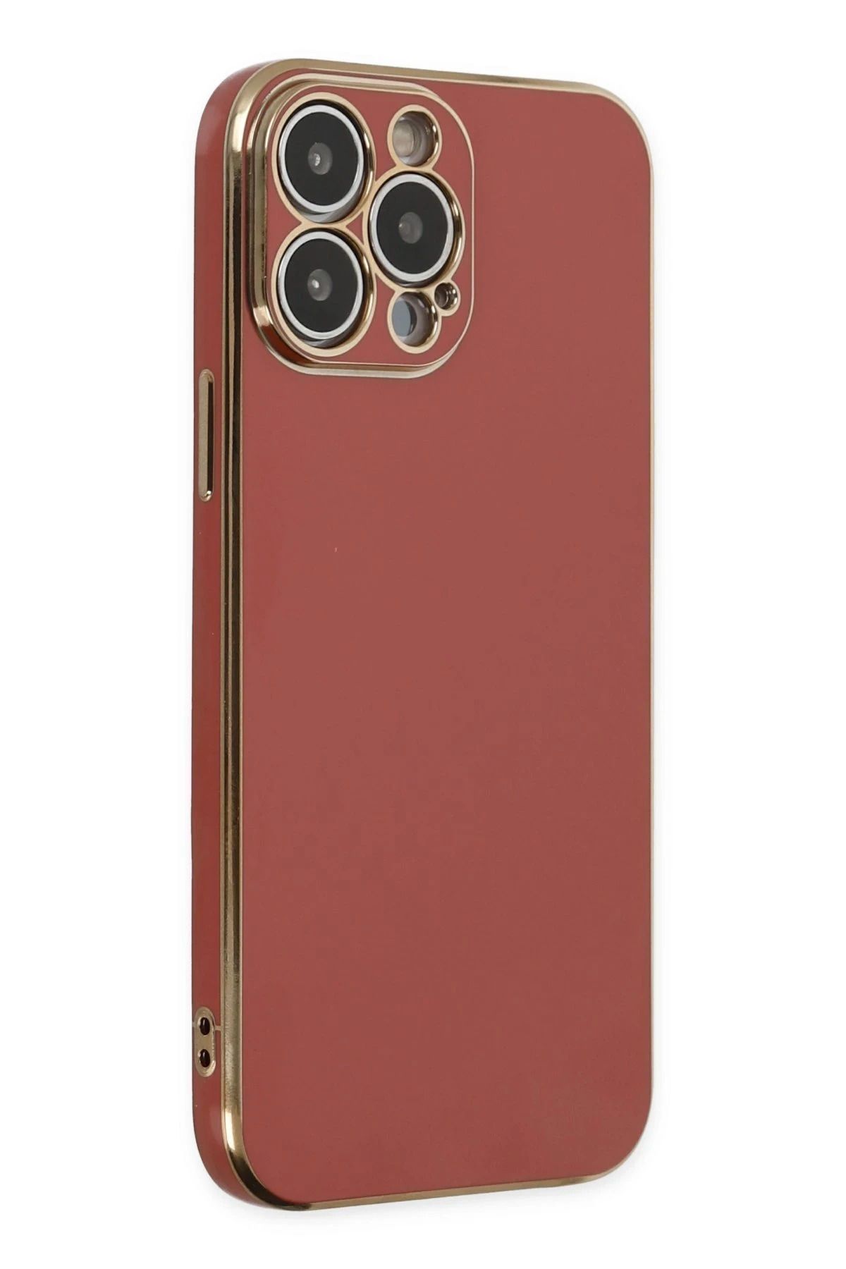 NewFace iPhone 15 Pro Max Kılıf Volet Silikon - Kırmızı SVLRS