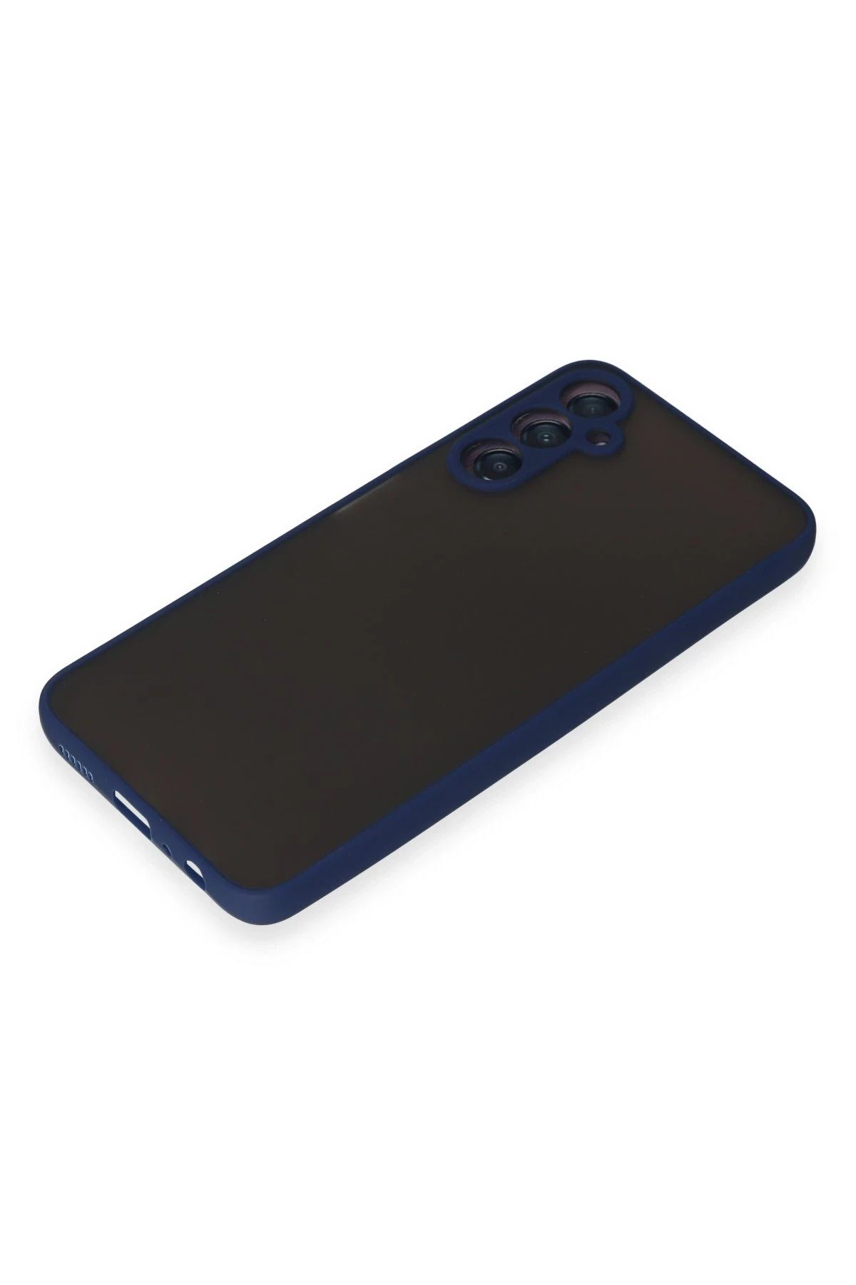 NewFace Samsung Galaxy A05S Kılıf Montreal Silikon Kapak - Lacivert SVLRS