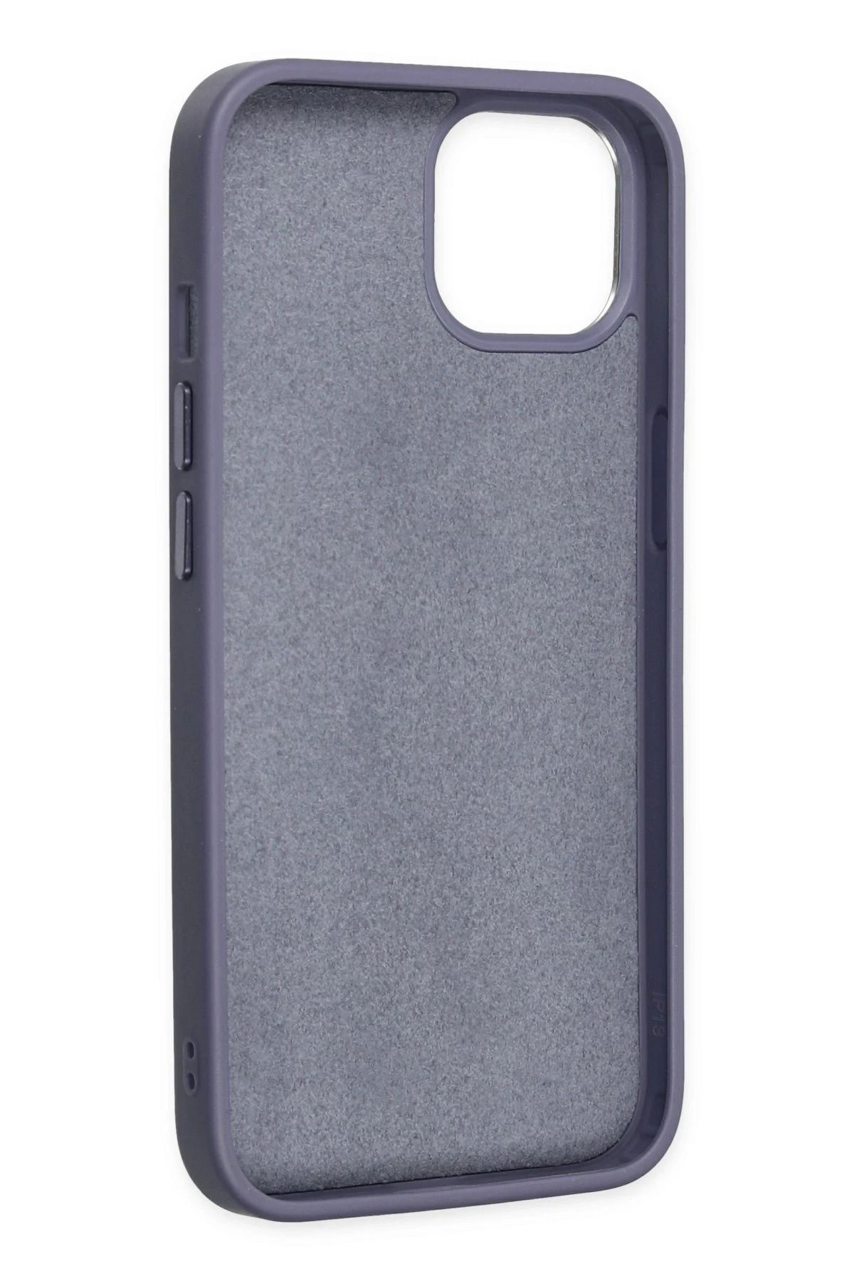 NewFace iPhone 12 Kılıf Asya Deri Silikon - Mor SVLRS