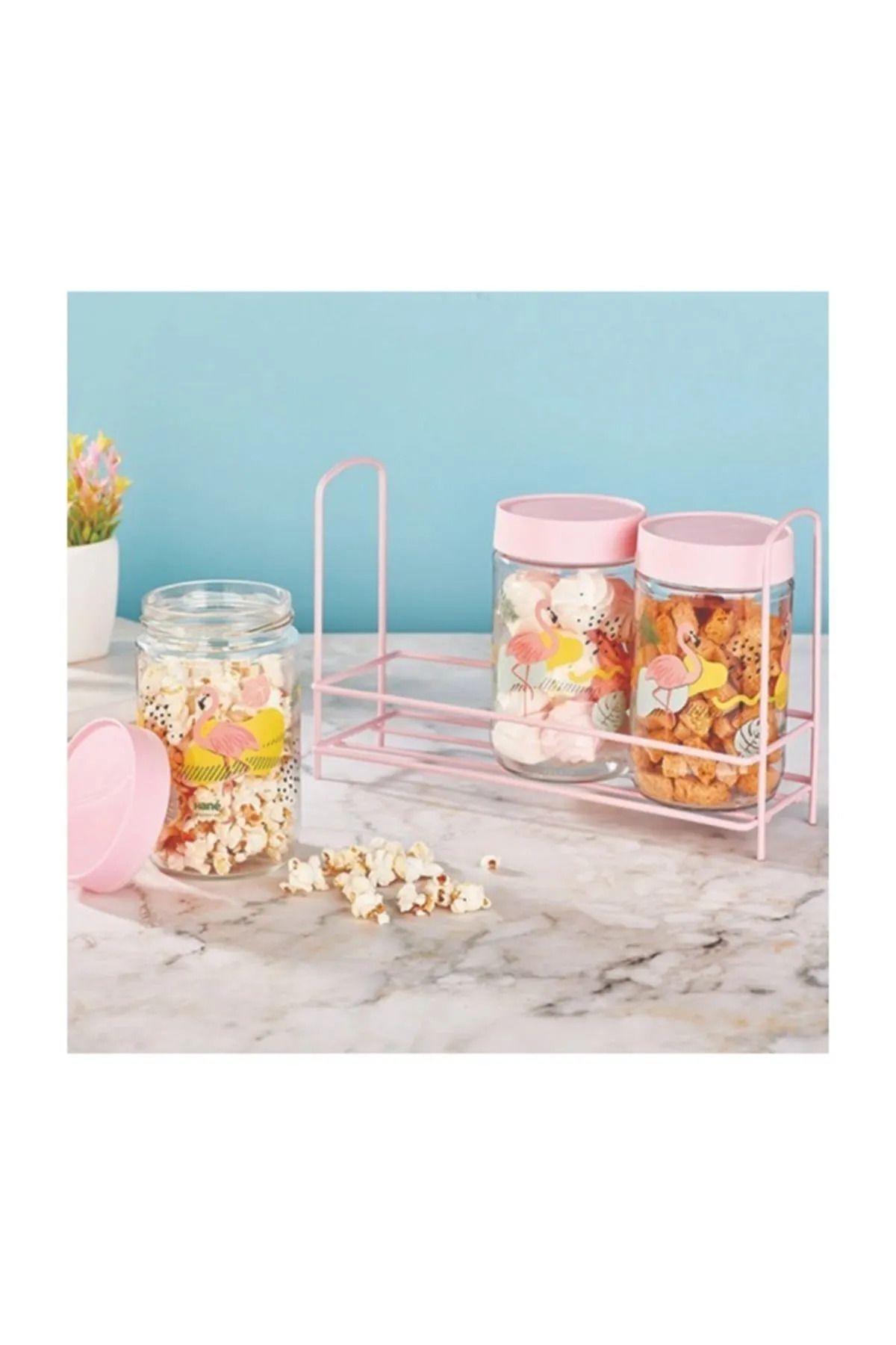 Shop58 3 Lü Flamingo Baharat Seti Royaleks-HN-2506