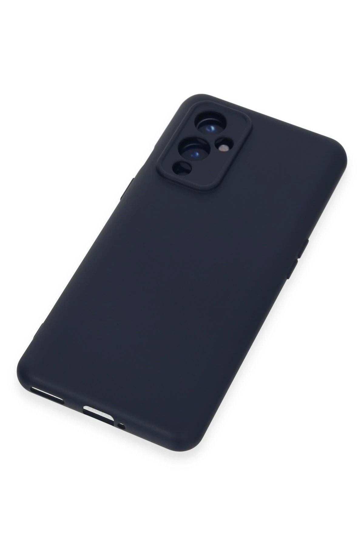 NewFace One Plus 9  uyumlu Kılıf Nano içi Kadife Silikon - Lacivert WLZOR