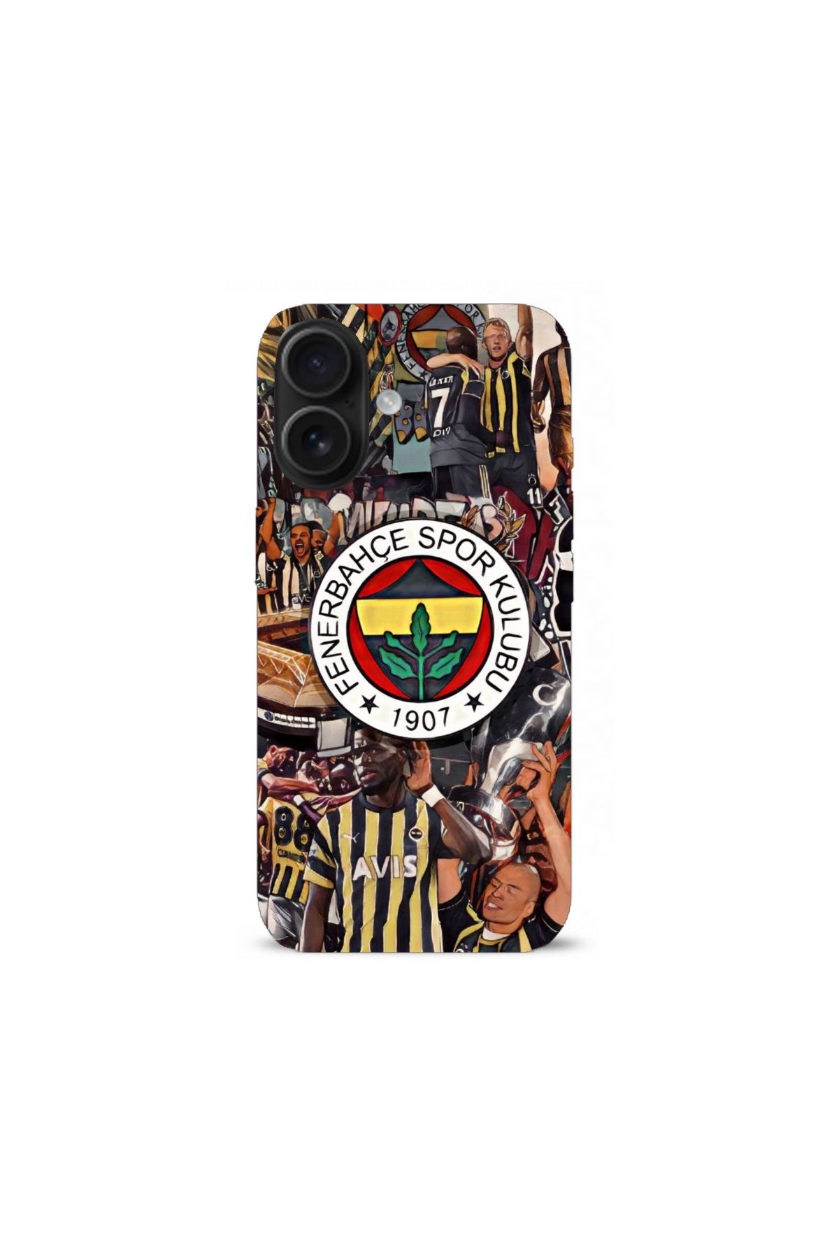 The Bear Case Fenerbahçe Desenli iPhone 16 Plus Kılıfı