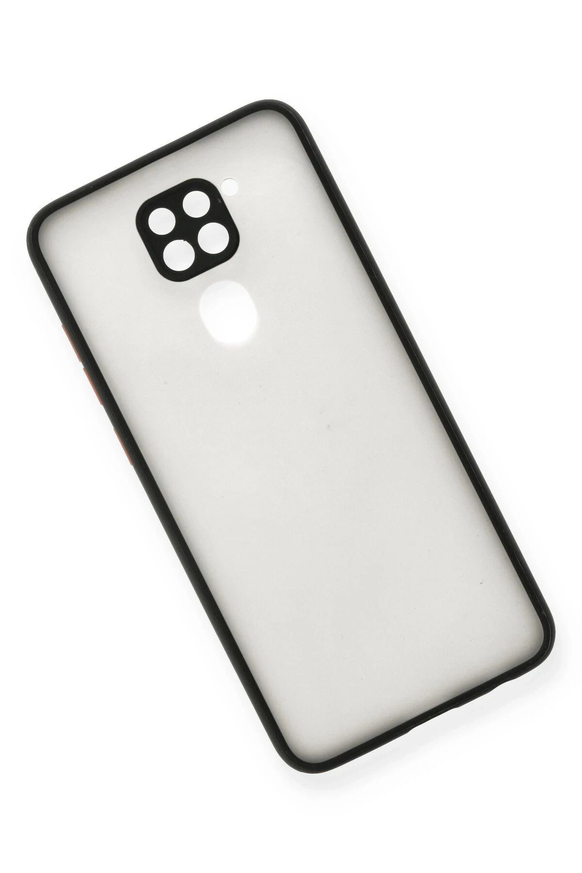 NewFace Xiaomi Redmi Note 9 Kılıf Montreal Silikon Kapak - Siyah SVLRS