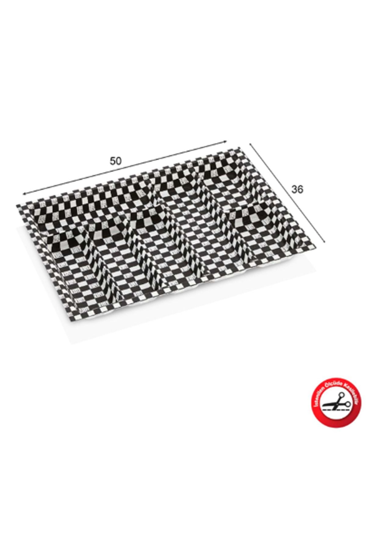 Shop58 Eco Modül Kaşıklık 7 Gözlü Damalı 50x36 Royaleks-ACERO-20134
