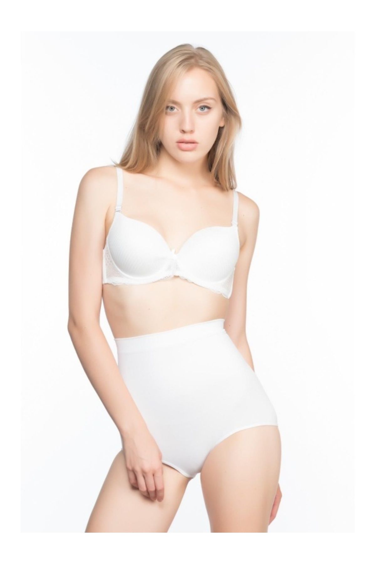 kapsulavm BEYAZ MI Emay 7024 Yüksek Bel Slip Korse