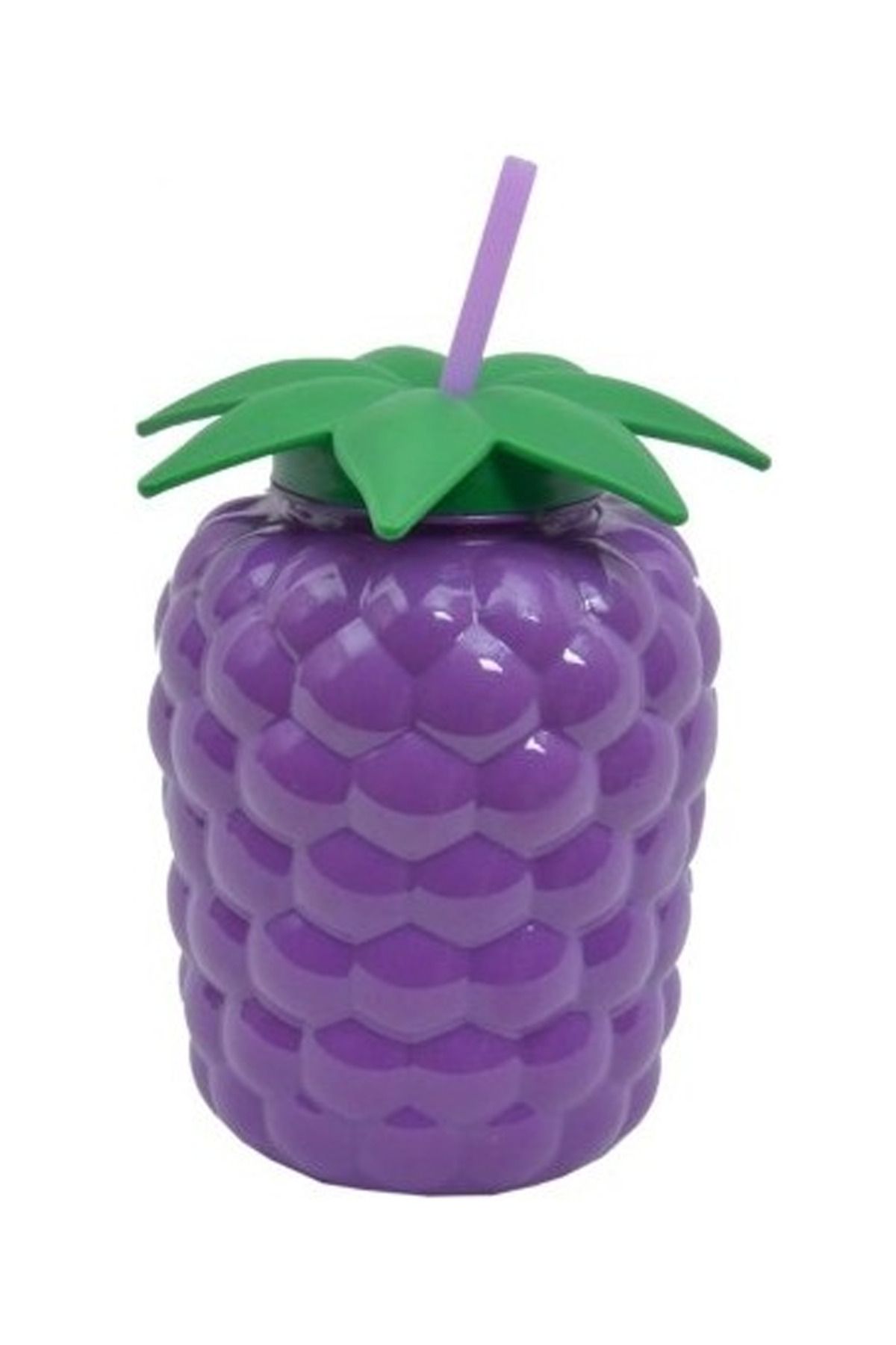 Shop58 Böğürtlen Pipetli Suluk Matara Mor Royaleks-69943