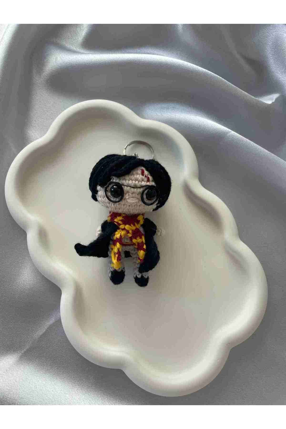 OK AKSESUAR Amigurumi Anahtarlık El Yapımı Hary 8 cm