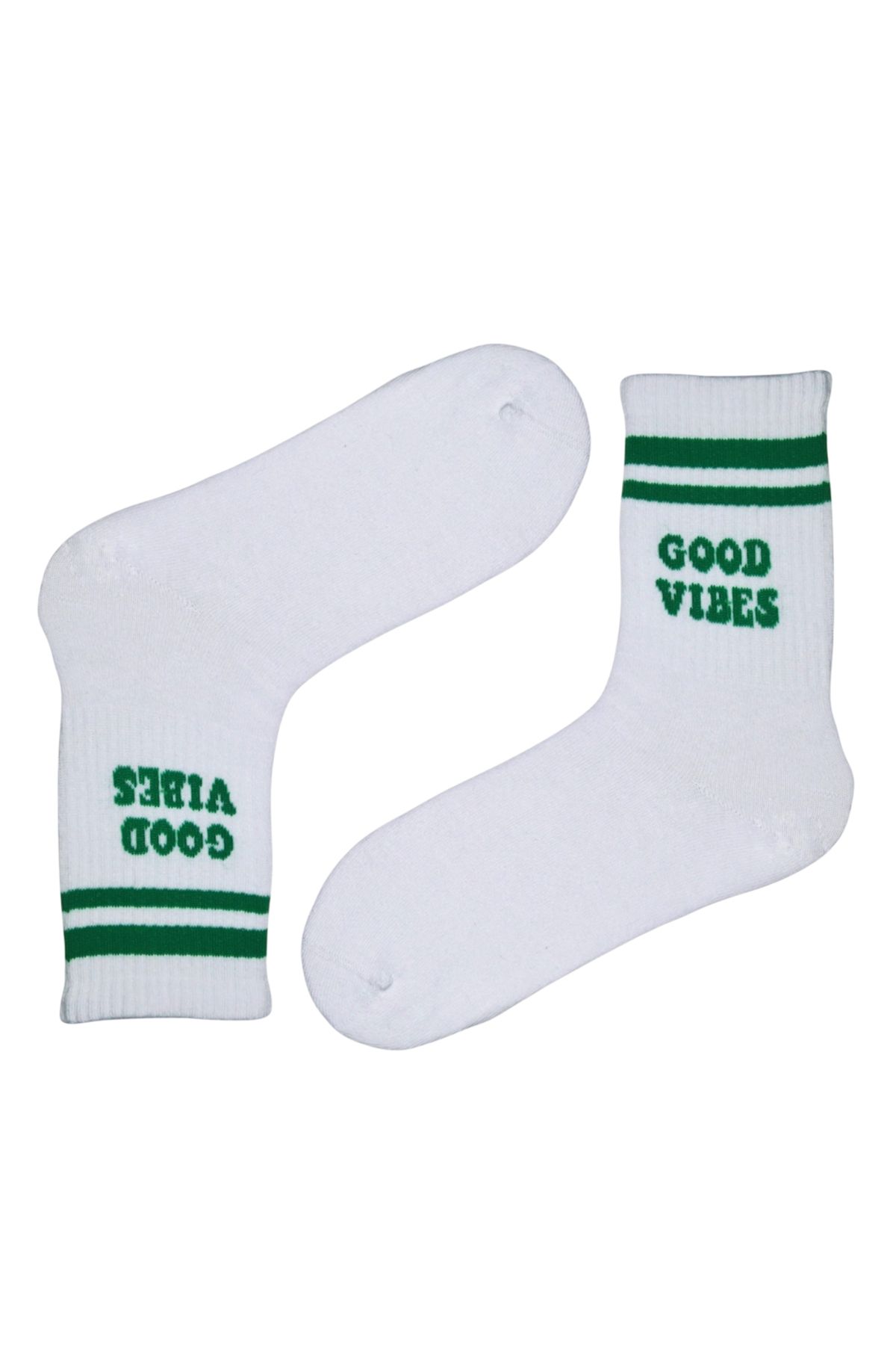 MiaSocks Good Vibes Yazılı Desenli Çorap
