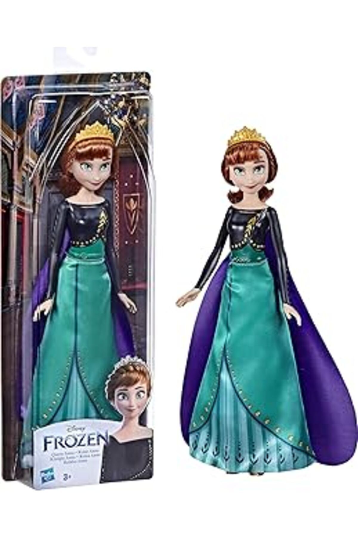 NZM TİCARET Disney Frozen 2 Shimmer Queen Anna Oyuncak Bebeği