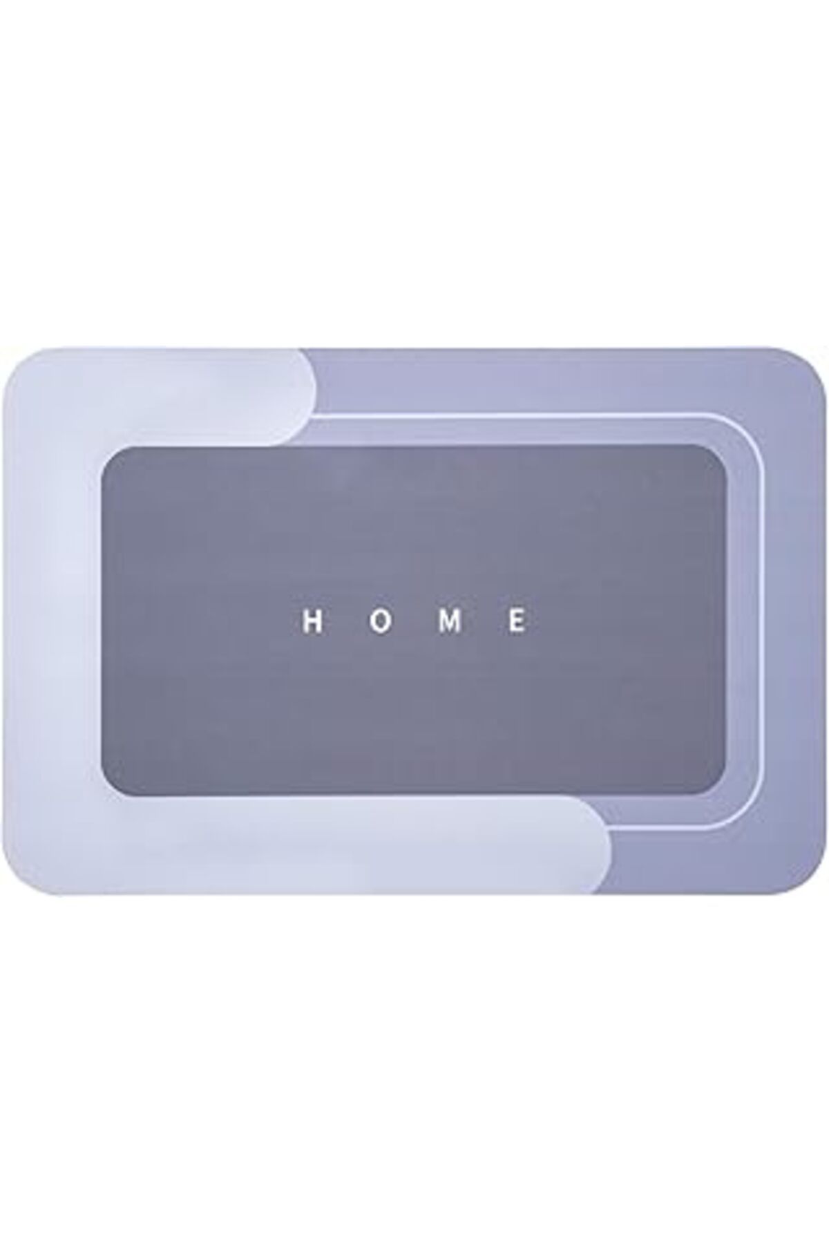 Mu Art Noksi Banyo Paspası-Süper Emici-Kaymaz Tabanlı Banyo Ve Abdest Paspası Kare Mavi (Nks152)