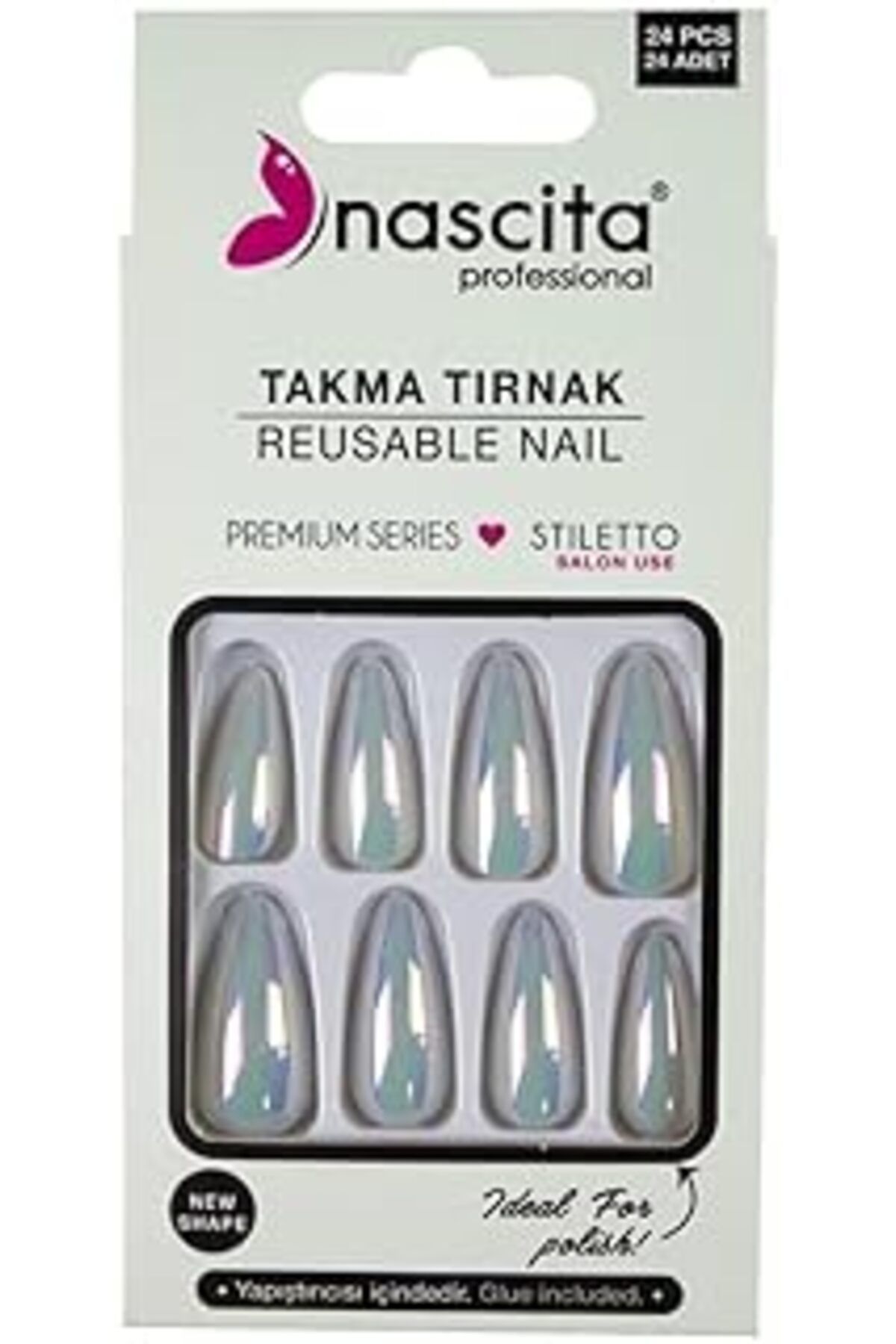 Mu Art 24Lü Takma Tırnak Hologram - 197