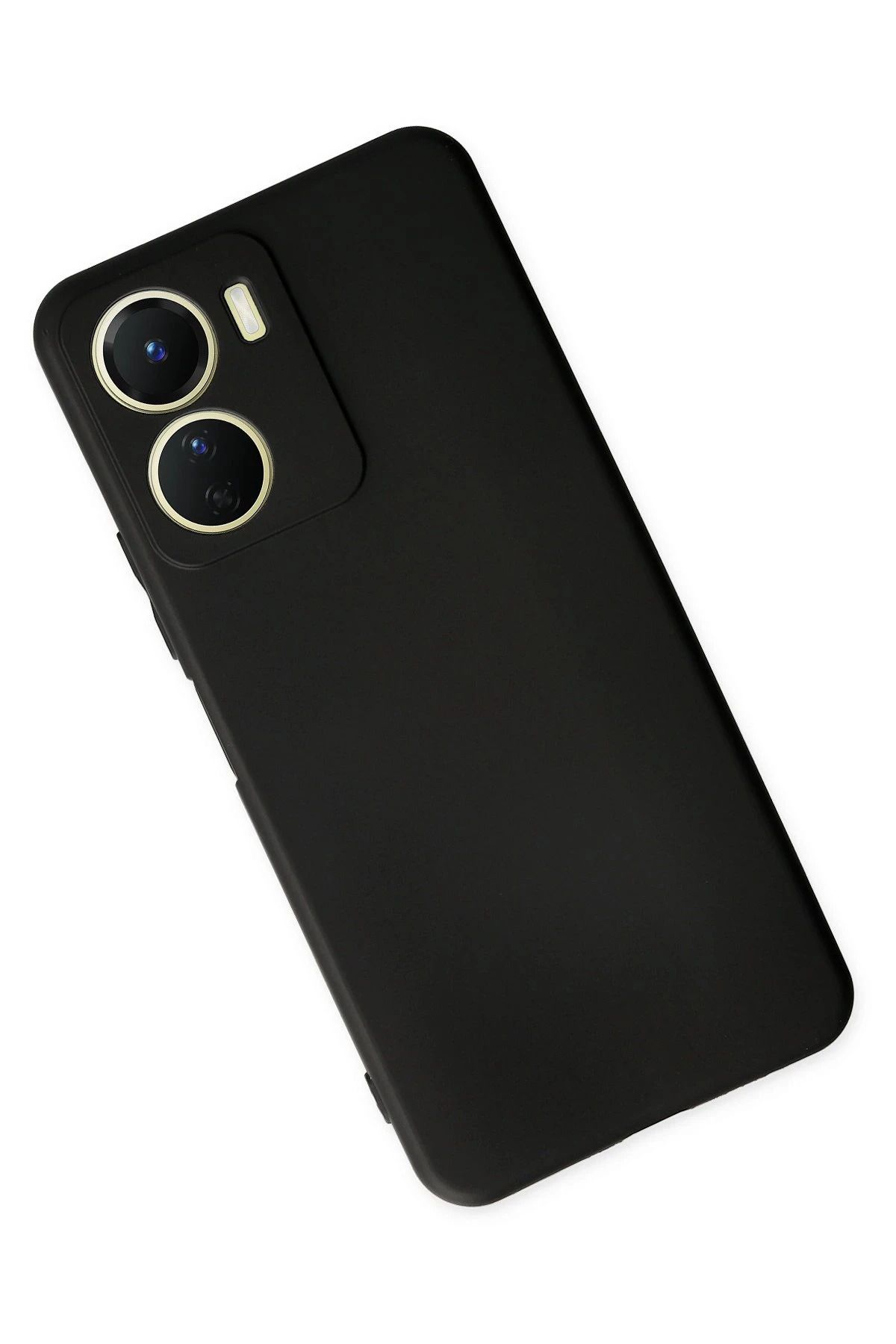 NewFace Vivo Y16 Kılıf First Silikon - Siyah SVLRS