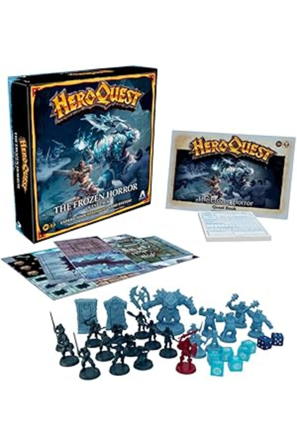 nazeninstoğu Hasbro Gaming Avalon Hill Heroquest The Frozen Horror Quest Paketi, 14+ Yaş Için Dungeon Crawler Oy
