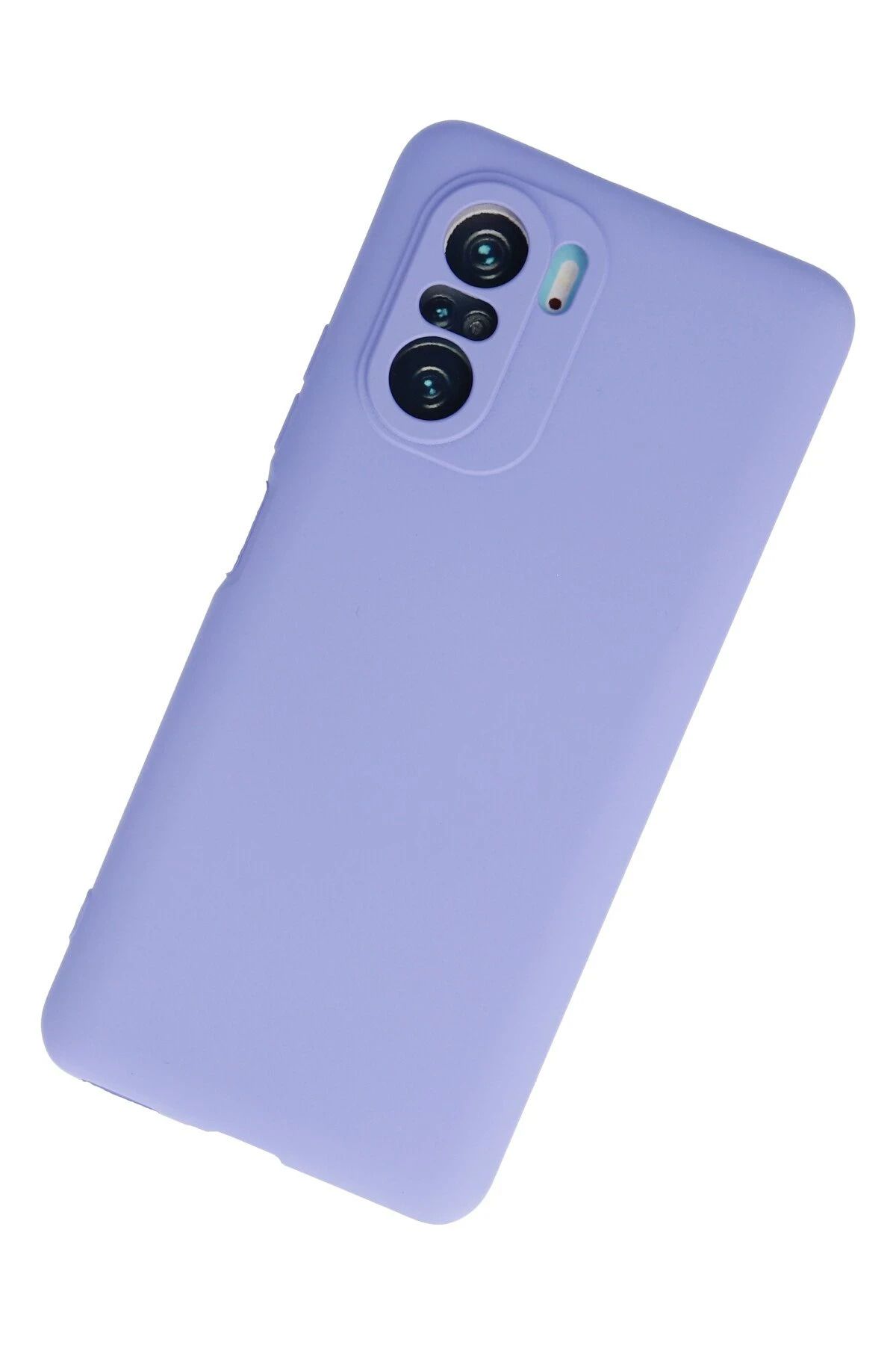 NewFace Xiaomi Poco F3 Kılıf First Silikon - Lila SVLRS
