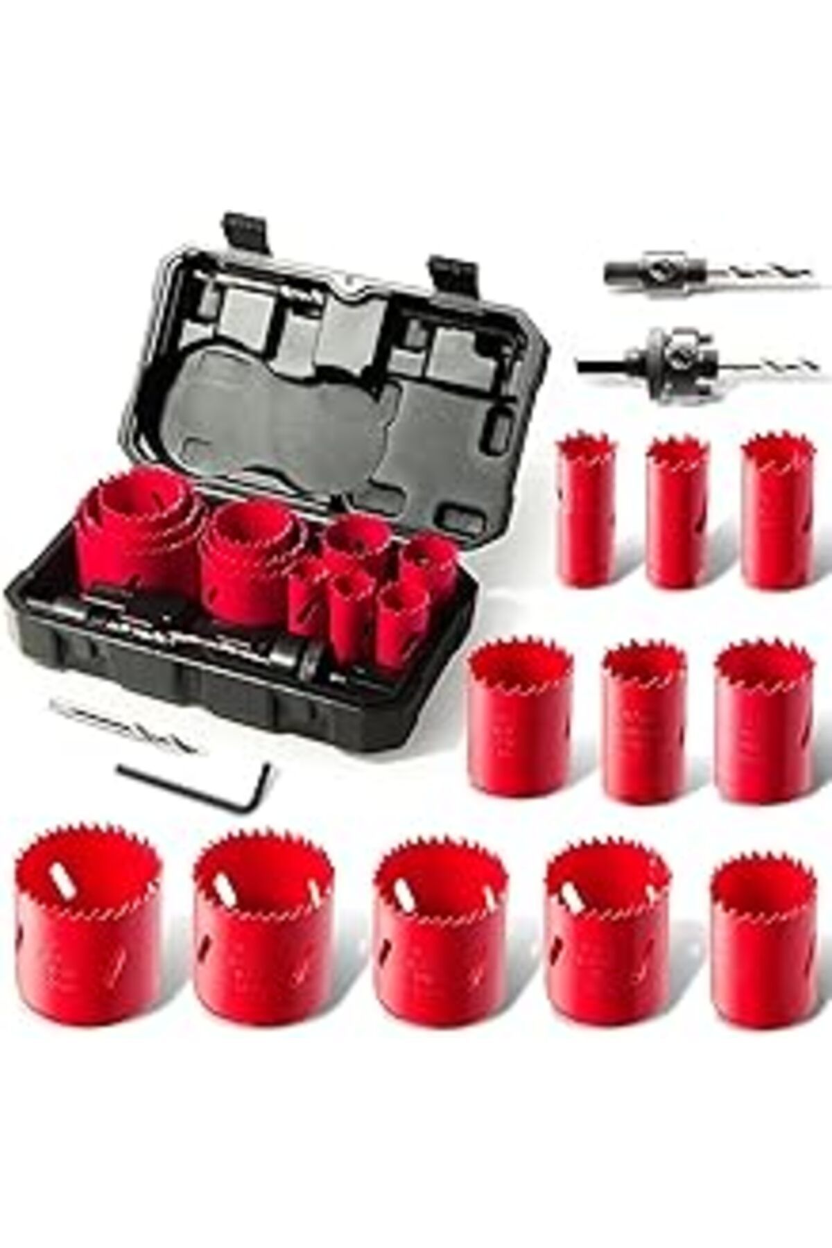 Mu Art Hychika Better Tools For Better Life Bi-metal Delik Testere, 17 Adet Delik Testere Seti 11 Adet Tes