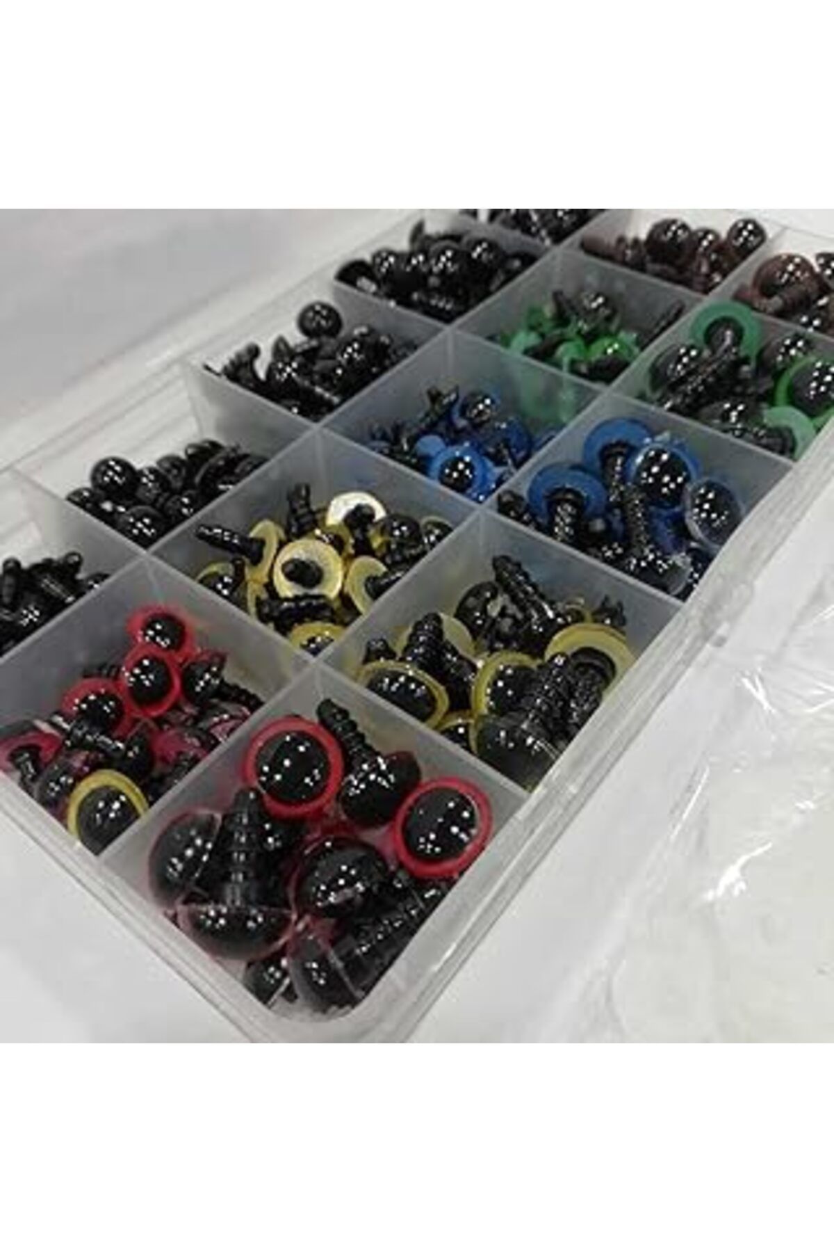 Roses Store Amigurumi Kilitli Göz Seti Renkli (150 Çift) - Kutu Hediyeli
