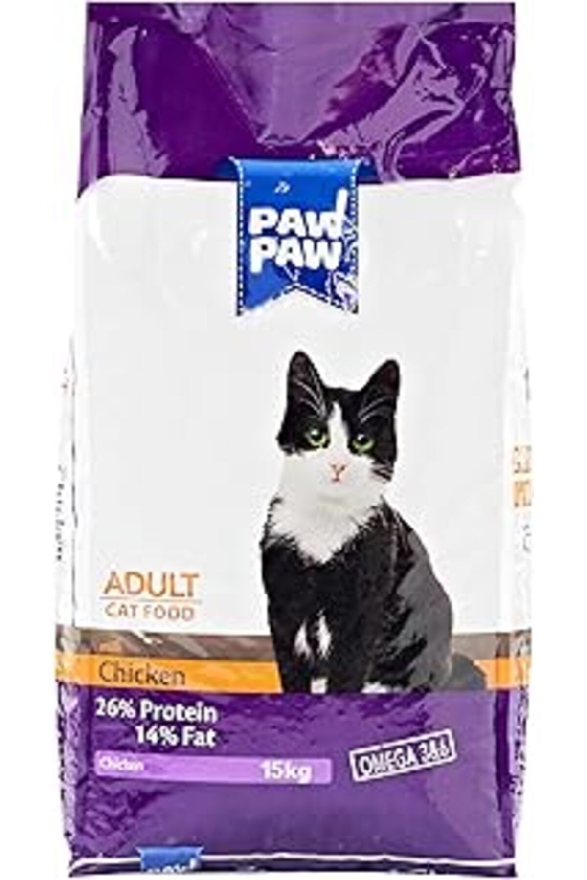 Pazarcan Pawpaw Yetişkin Kedi - Tavuklu Kuru Mama 15 Kg