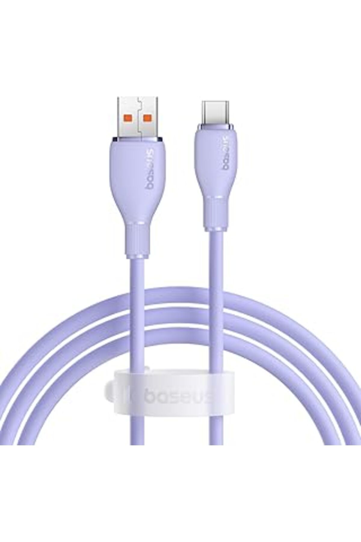 Mu Art Pudding Hızlı Şarj Özellikli Type-C Kablo 100W, 1.2 Metre, Mor