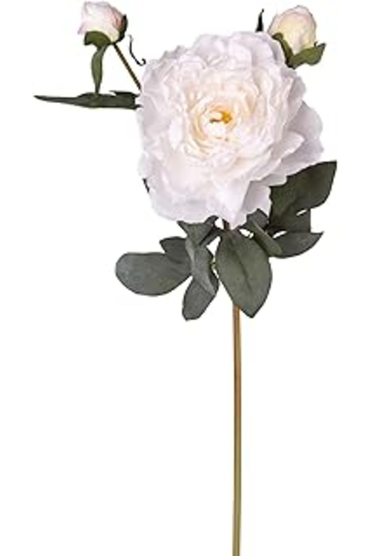 Mu Art Ahşap Herdekora Yapay Çiçek Şakayık Beyaz 65 Cm.