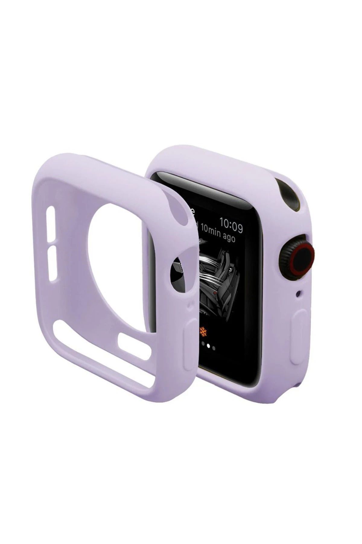 NewFace Apple Watch 42mm Silikon Alt Kasa - Lila SVLRS