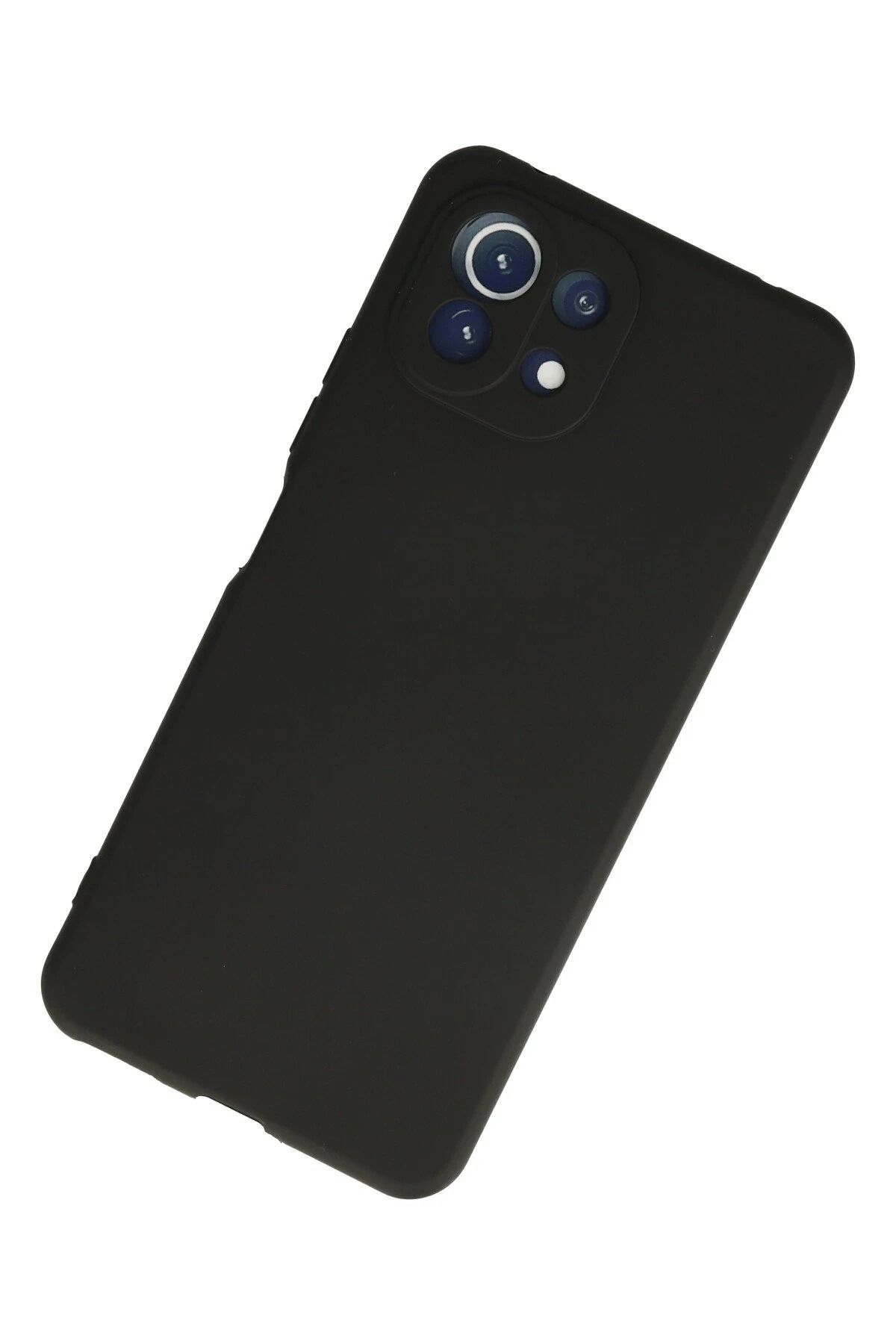 NewFace Xiaomi Mİ 11 Lite Kılıf First Silikon - Siyah SVLRS