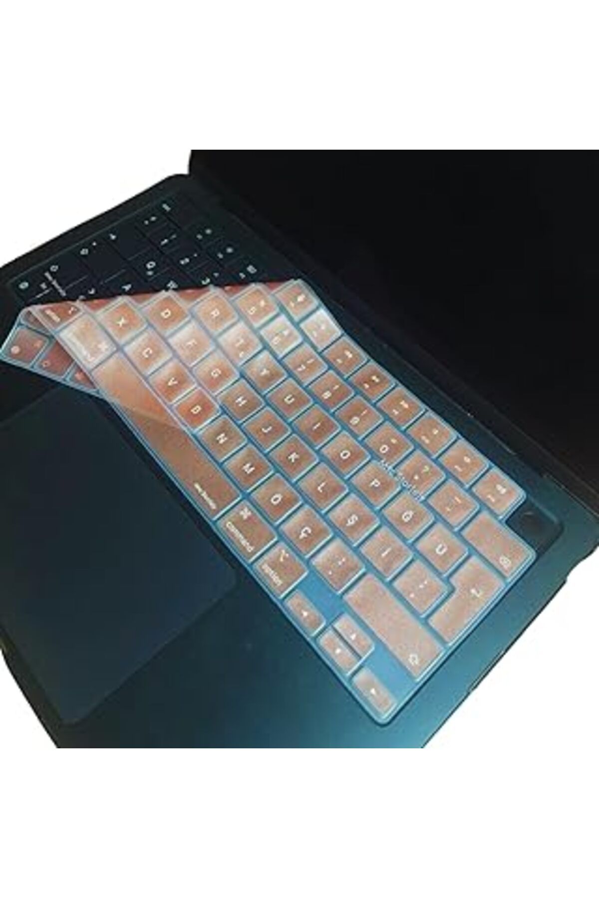 Mu Art Mcstorey Macbook Kılıf Klavye Koruyucu M1-M2-M3 (Türkçe Q) Touchid'Li A2681 A3113 A2941 A3114 A2442