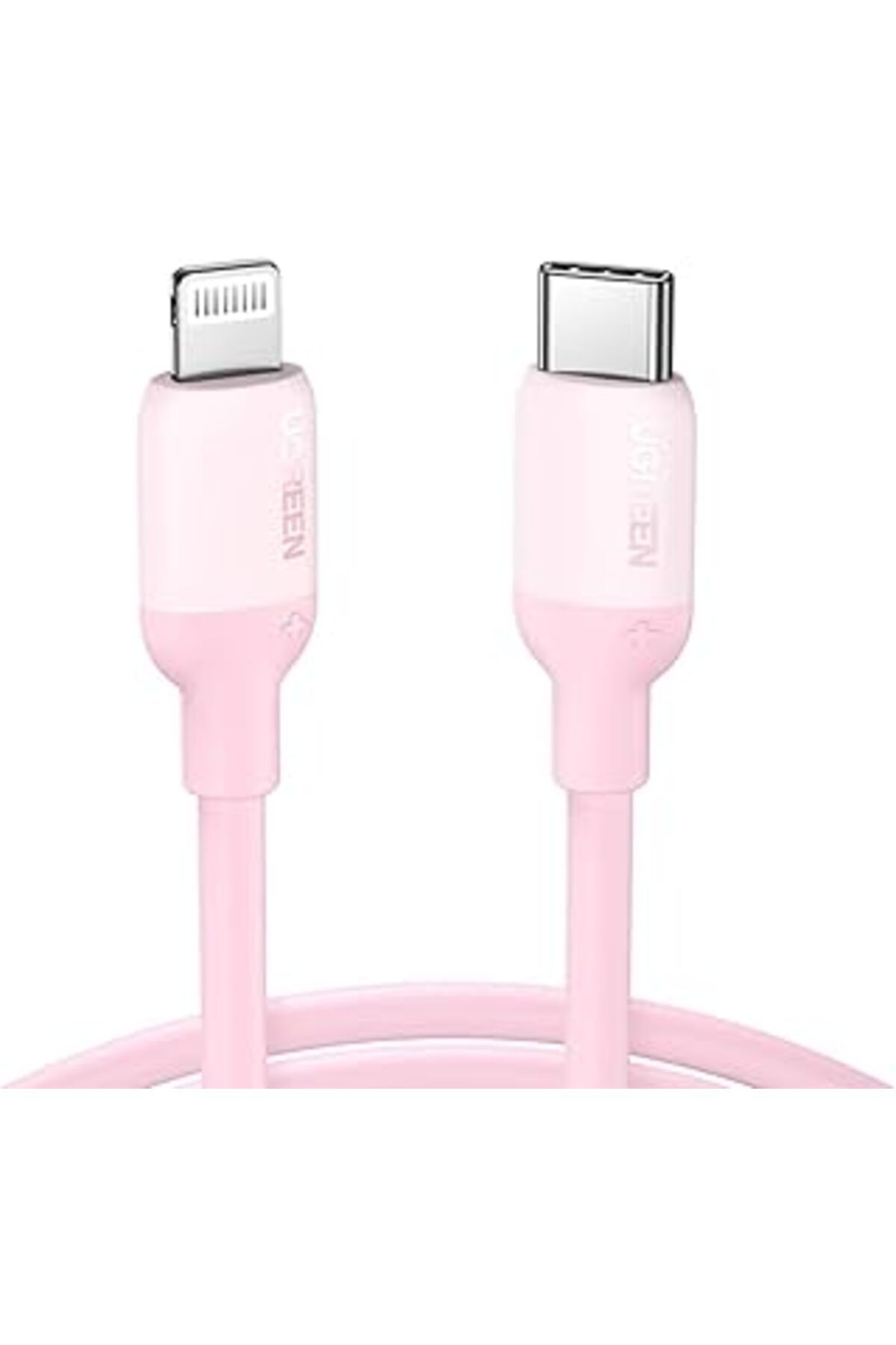 TBSProjects Ugreen Type-C To Lightning Iphone Data Ve Şarj Kablosu Pembe 1.5 Metre