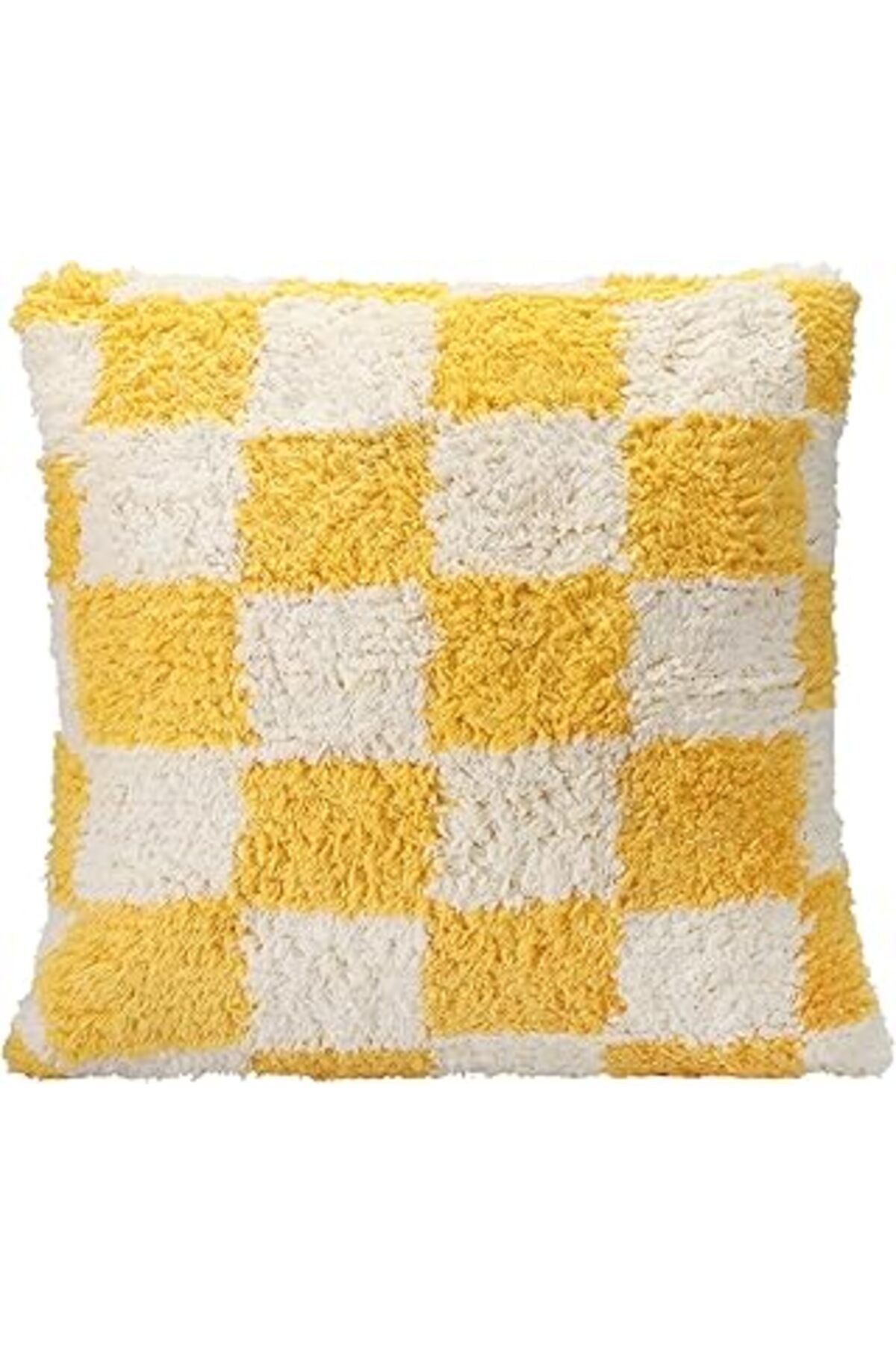 Pazarcan Porland Pop Plaid Dokuma Yastık Sarı 45X45Cm