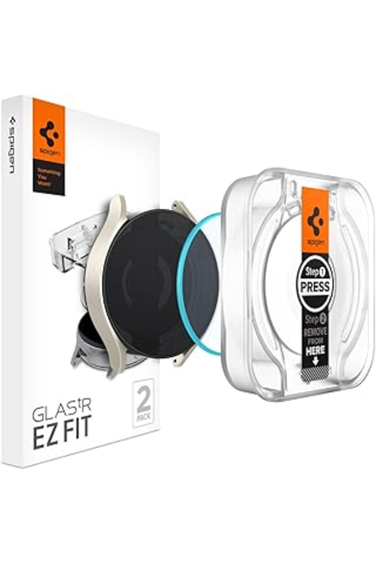 nazeninstoğu Galaxy Watch 6 (40Mm) Cam Ekran Koruyucu Kolay Kurulum Glas.Tr Ez Fit Slim Hd (2 Adet) - Agl06522