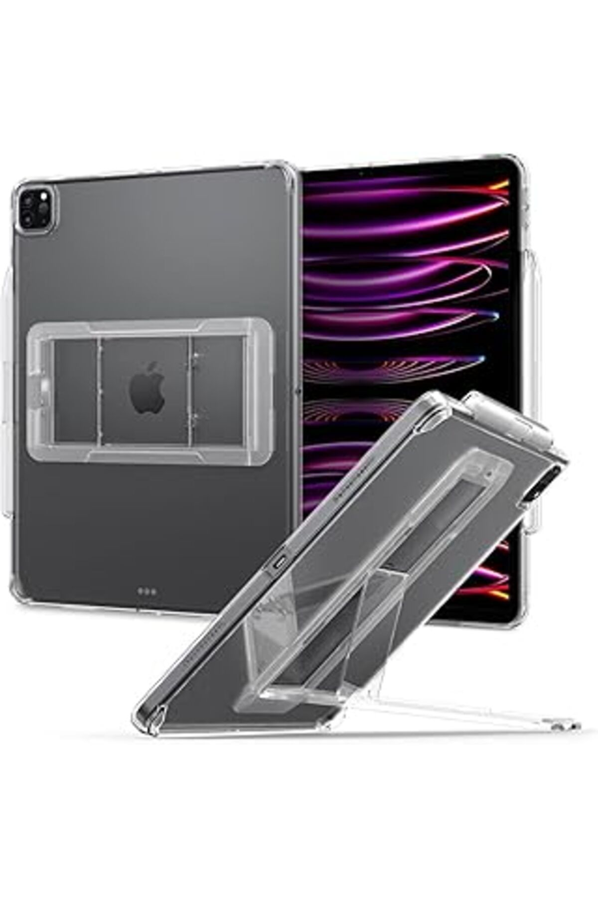 Mu Art Ipad Pro 12.9" (2022 / 2021) Kılıf Air Skin Hybrid S Crystal Clear - Acs05449