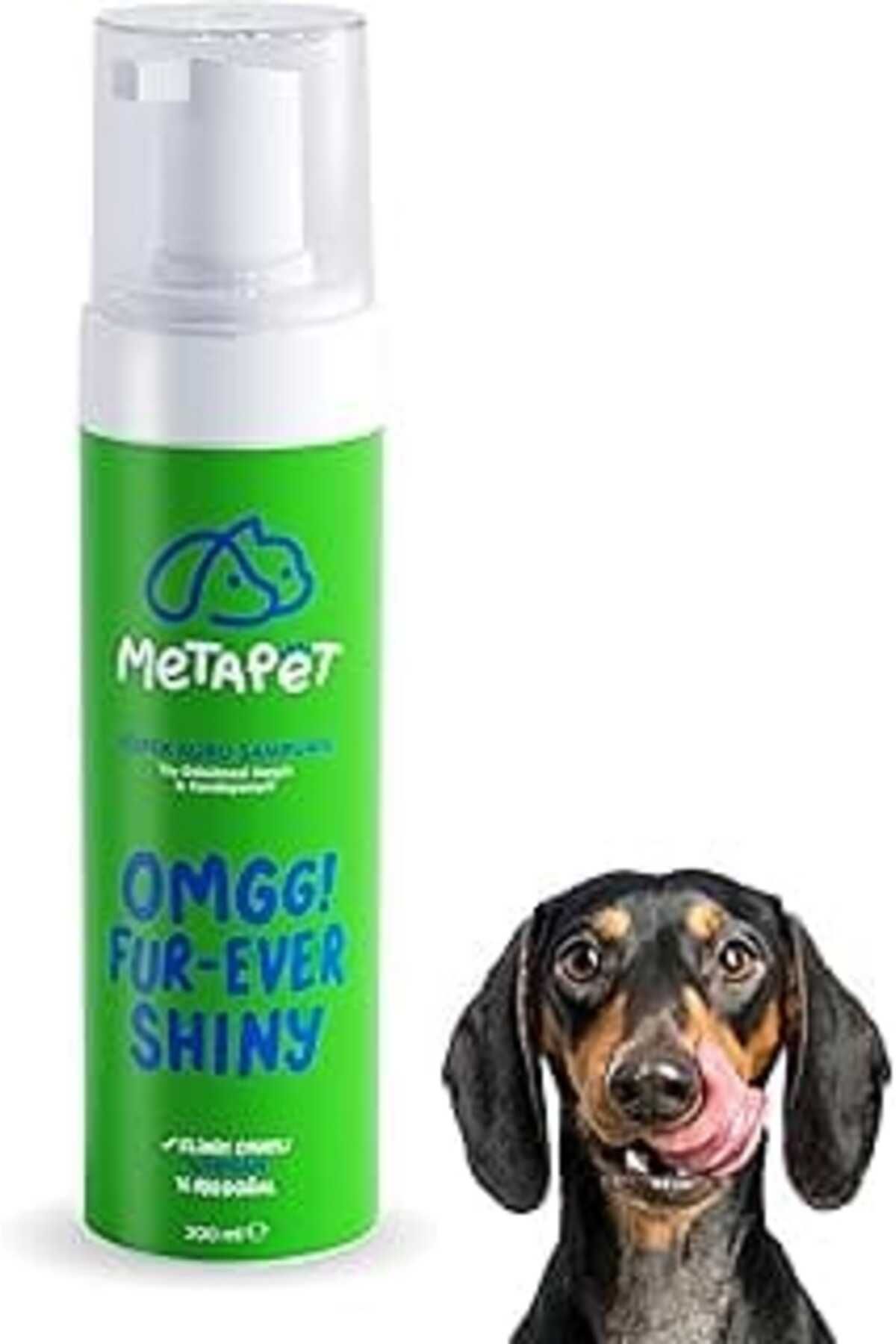 Mu Art Ahşap Metapet Köpek Tüy Dökülmesi Karşıtı Kuru Köpük Şampuan, Doğal Vitamini Sağlığı, Önleyici Bakım 200