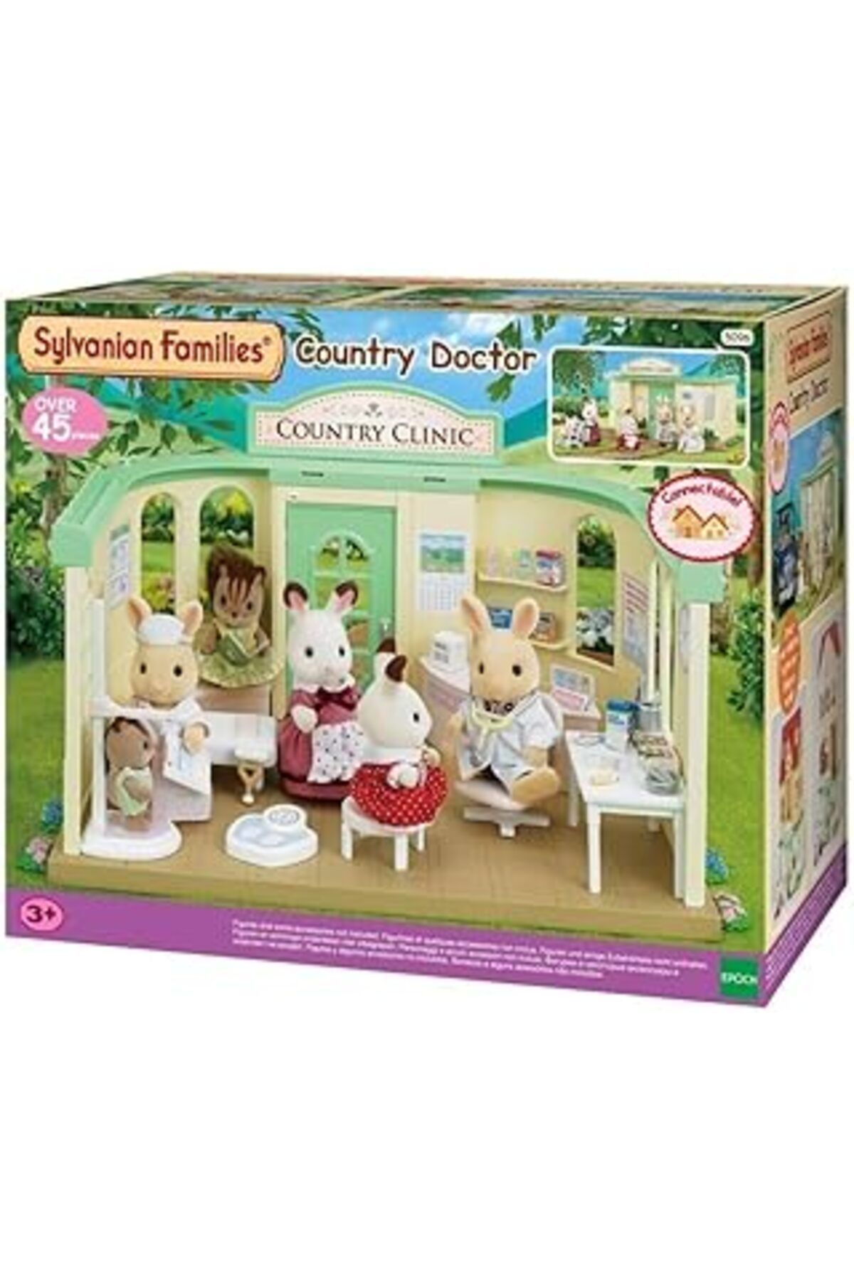 Hepta Collection Sylvanian Families 5096 Klinik - Oyuncak Bebek Evi Oyun Seti