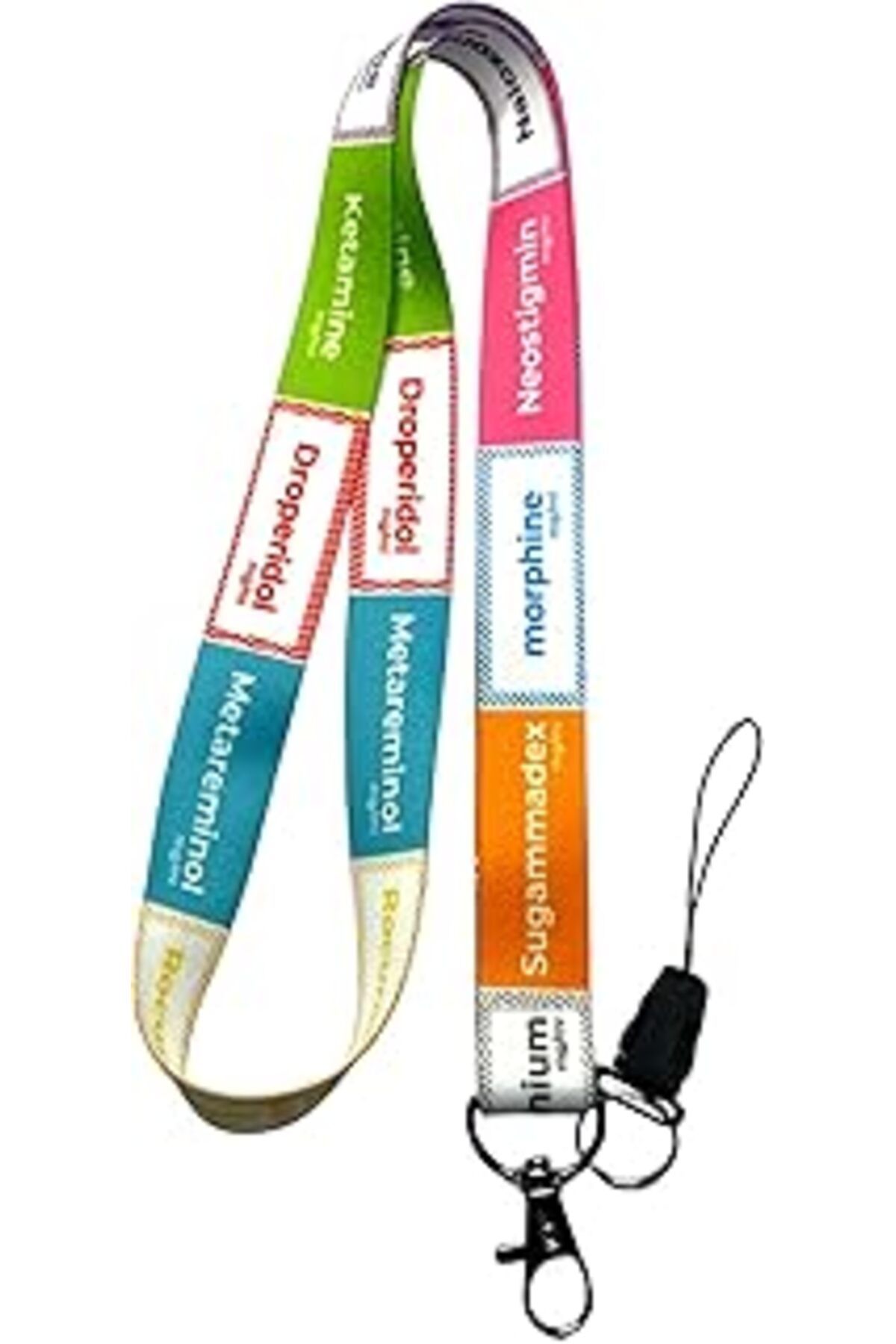 Mu Art Ahşap Stormistoretr Anestezi Boyun Ipi Ve Telefon Askısı Lanyard